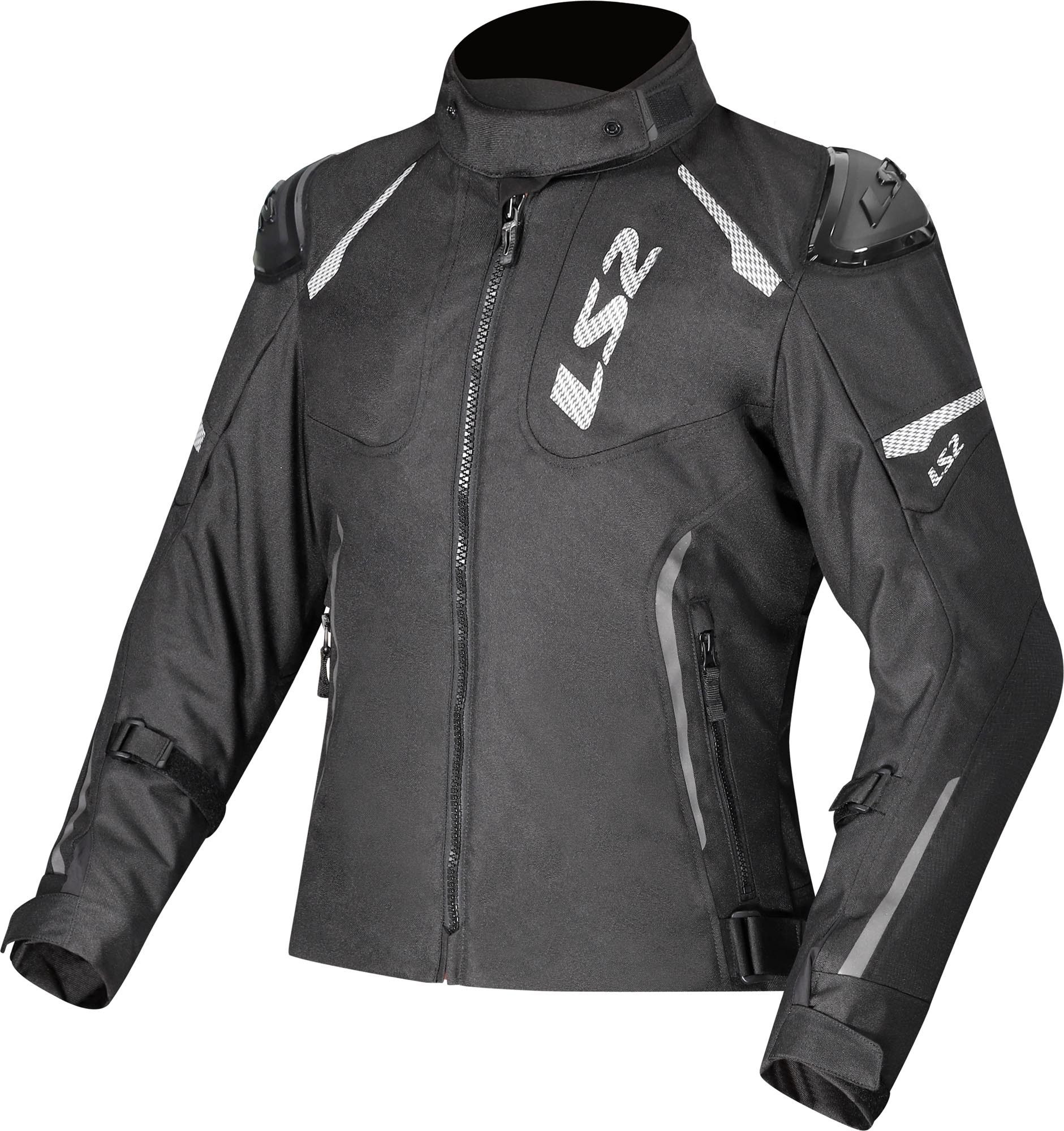 LS2 Motorradjacke Zoom wasserdichte Damen-Motorrad-Textiljacke Ellenbogenprotektoren enthalten,Schulterprotektoren enthalten,was
