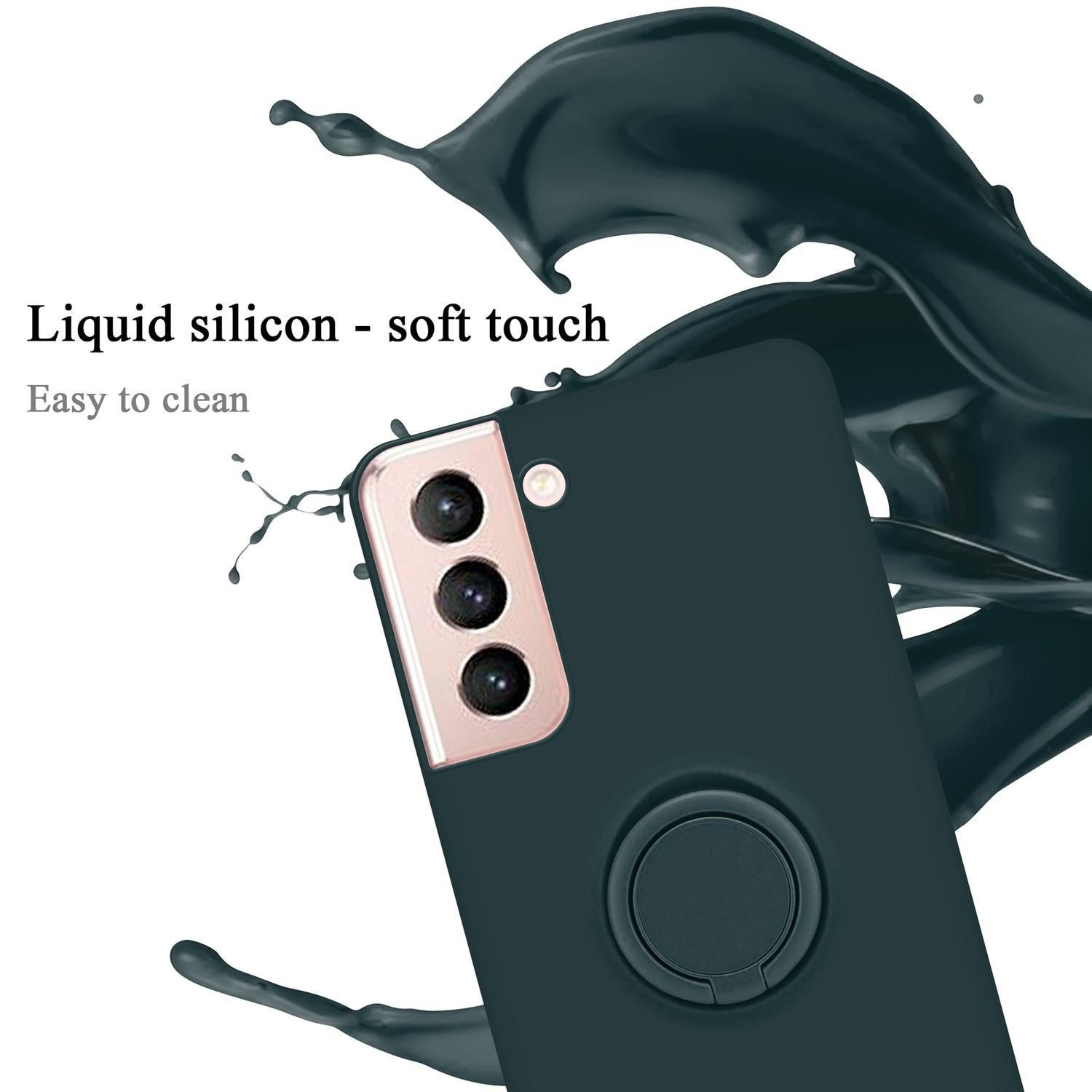 Cadorabo Handyhülle für Samsung Galaxy S21 5G Hülle Samsung Galaxy S21 5G, Robustes Hard Case - Handy Schutzhülle - Hülle - Back Cover Bumper