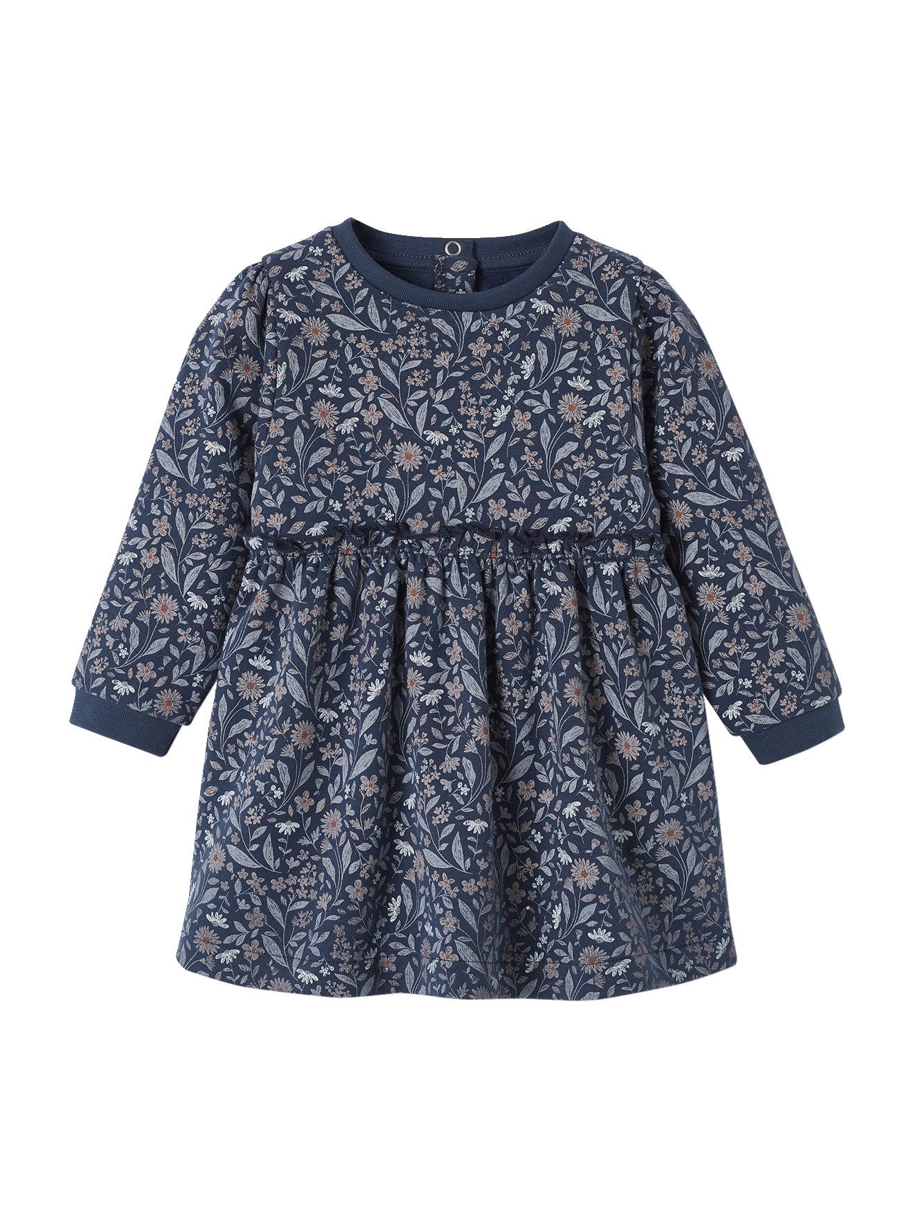 vertbaudet Minikleid Mädchen Baby Sweatkleid