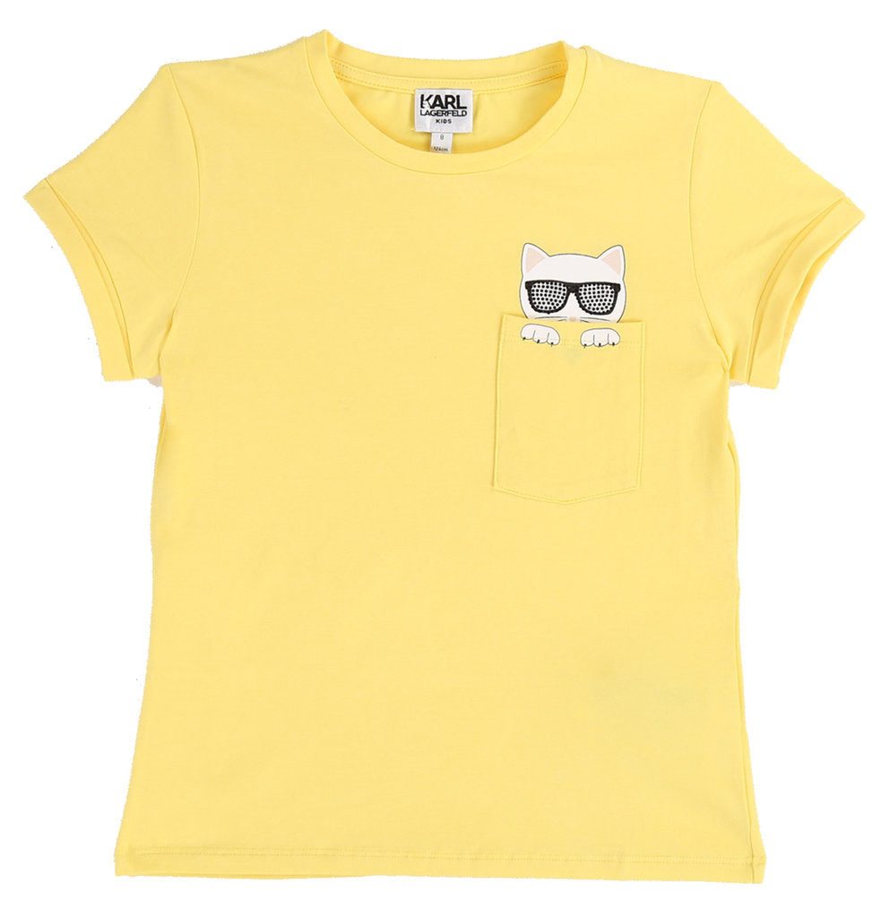 KARL LAGERFELD T-Shirt KARL LAGERFELD KIDS T-Shirt gelb