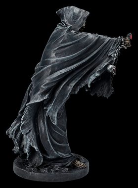 Figuren Shop GmbH Dekofigur Sensenmann Figur - Reaper Game Over - Spiral - Gothic Dekoration Dekof