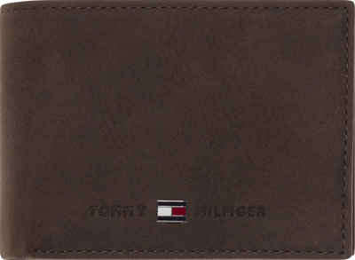 Tommy Hilfiger Geldbörse JOHNSON MINI CC FLAP COIN POCKET, aus hochwertigem Leder