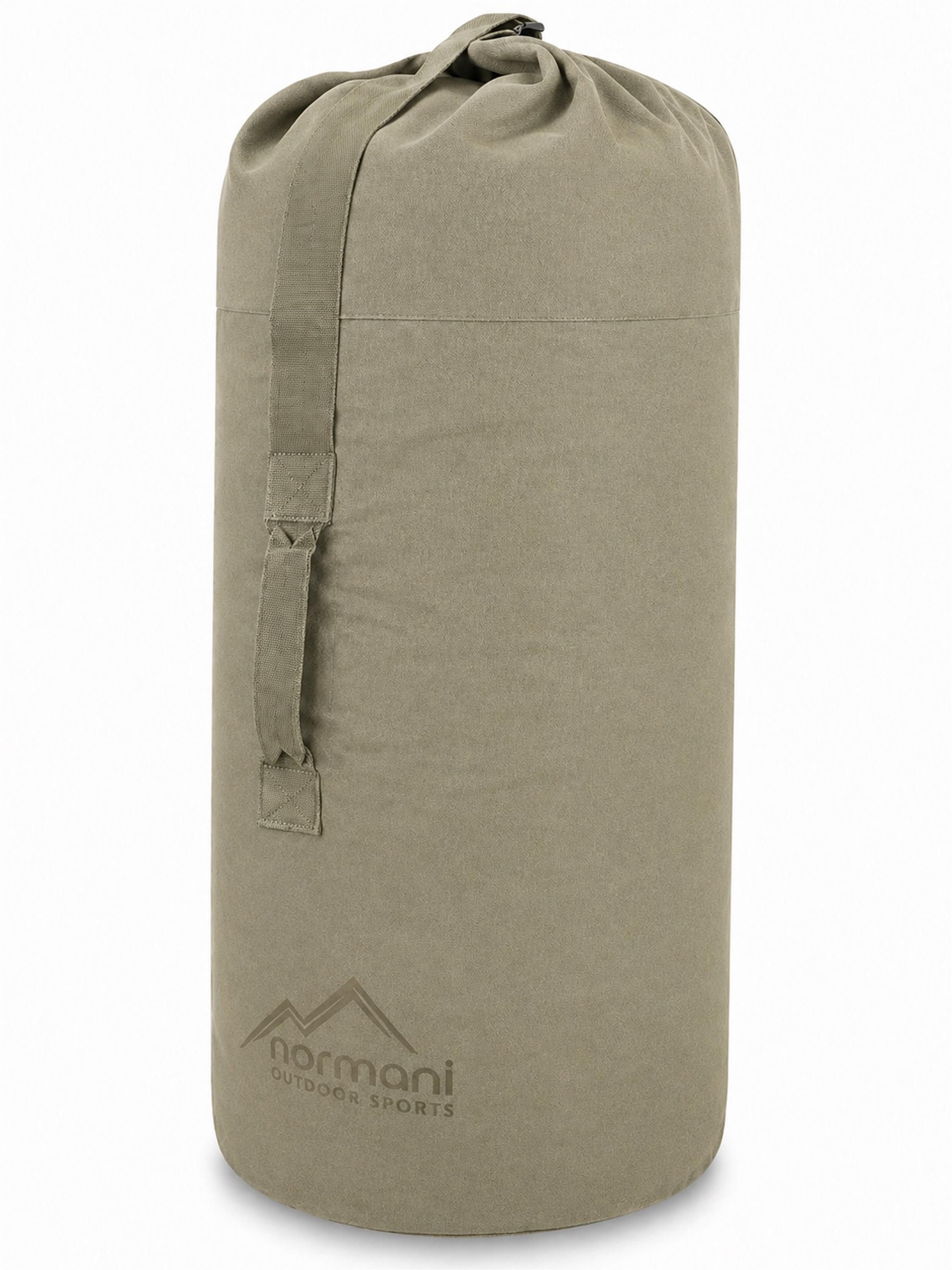 normani Packsack US Canvas-Seesack 100 l Classic Sea II, Duffle Bag US Seesack Canvas-Reisetasche Seemannssack Marinesack