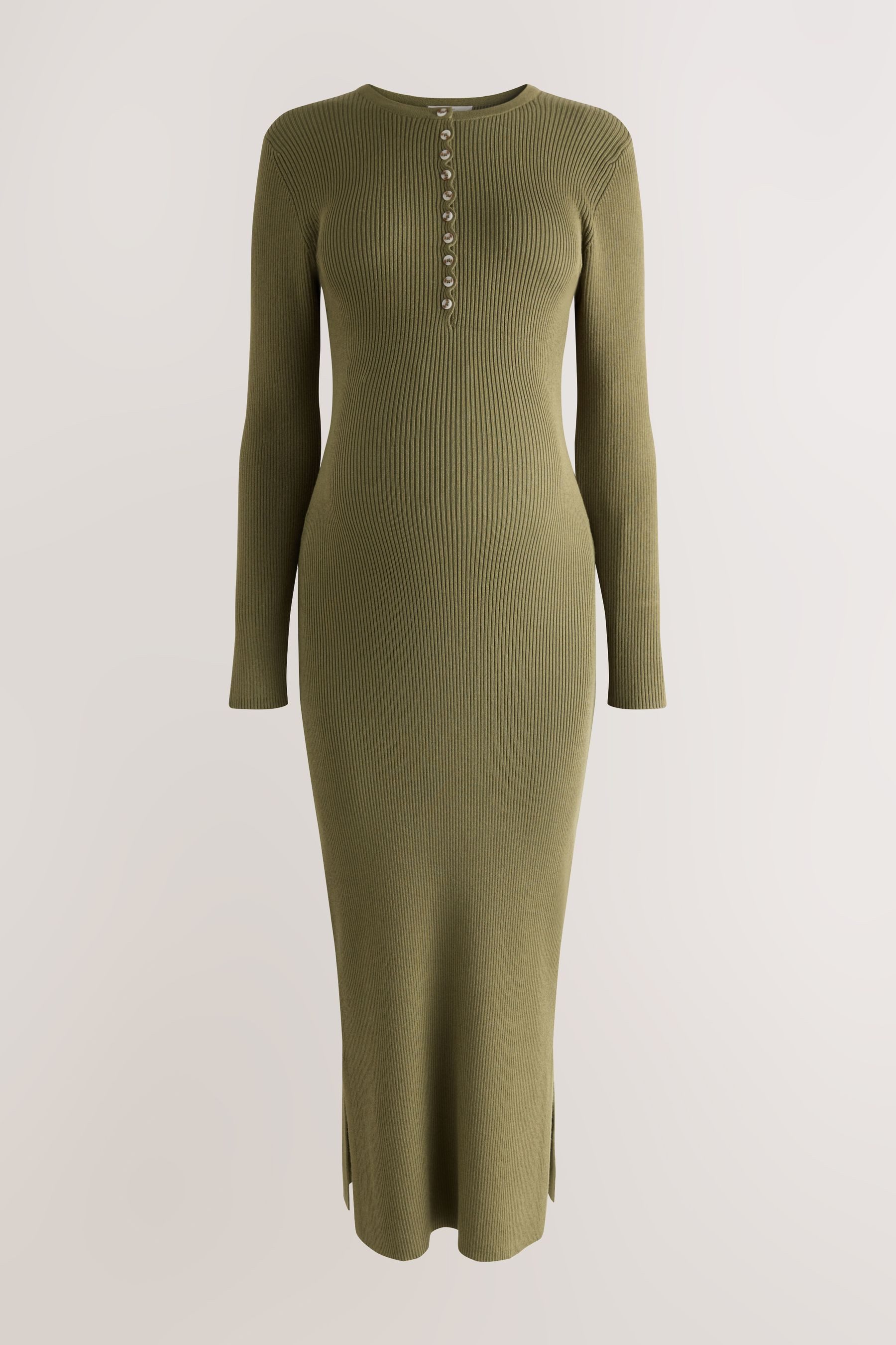 Next Umstandskleid Langärmeliges Strickkleid, Umstandsmode (1-tlg)