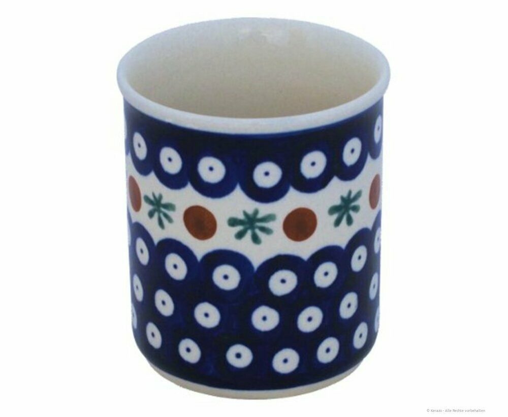Bunzlauer Keramik Becher Bunzlauer Keramik 250ml Becher,Vielseitig einsetzbar, Ø8cm Dekor 41, Keramik