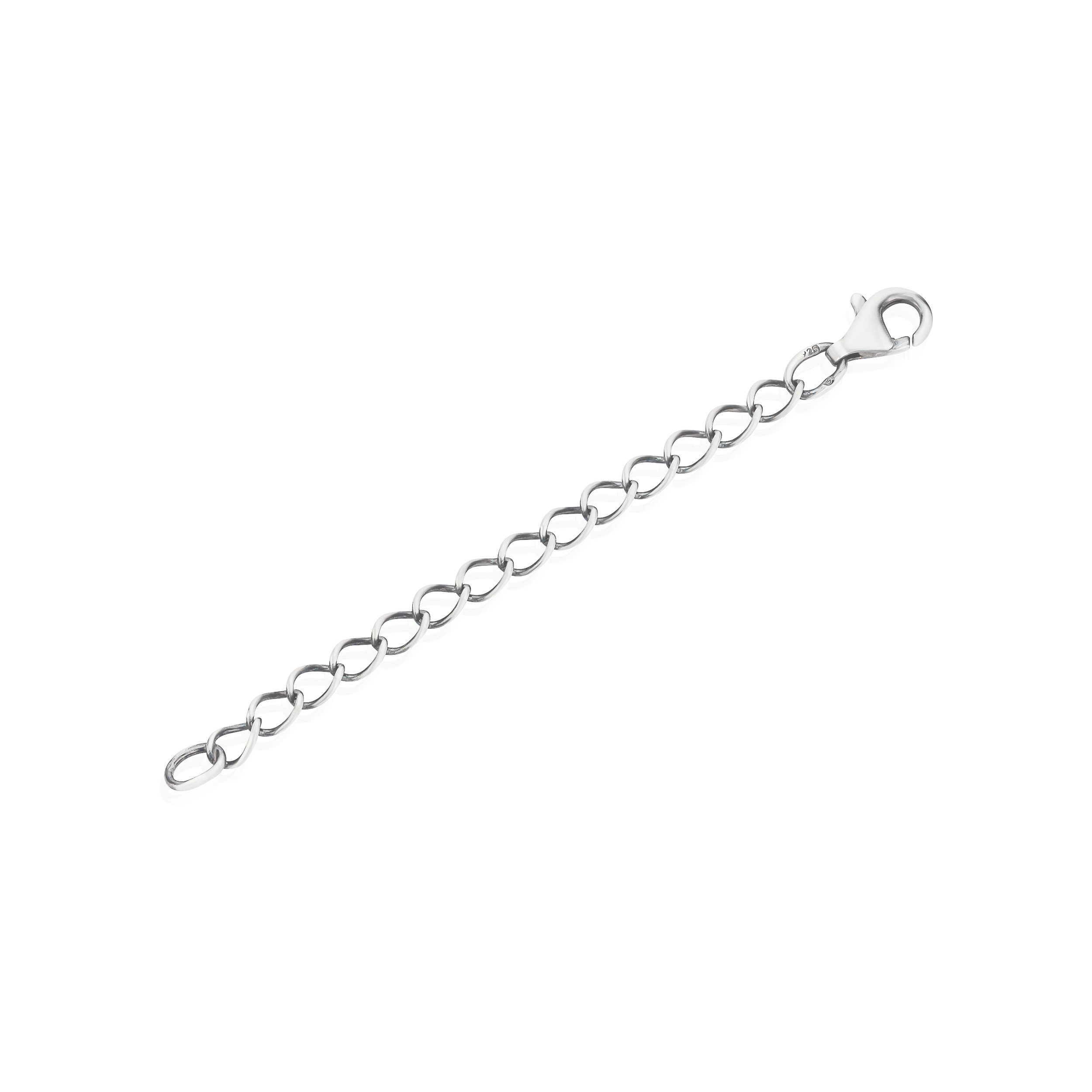 NKlaus Kettenverlängerung 7cm Verlängerungskettchen Langpanzerkette, 925 günstig online kaufen
