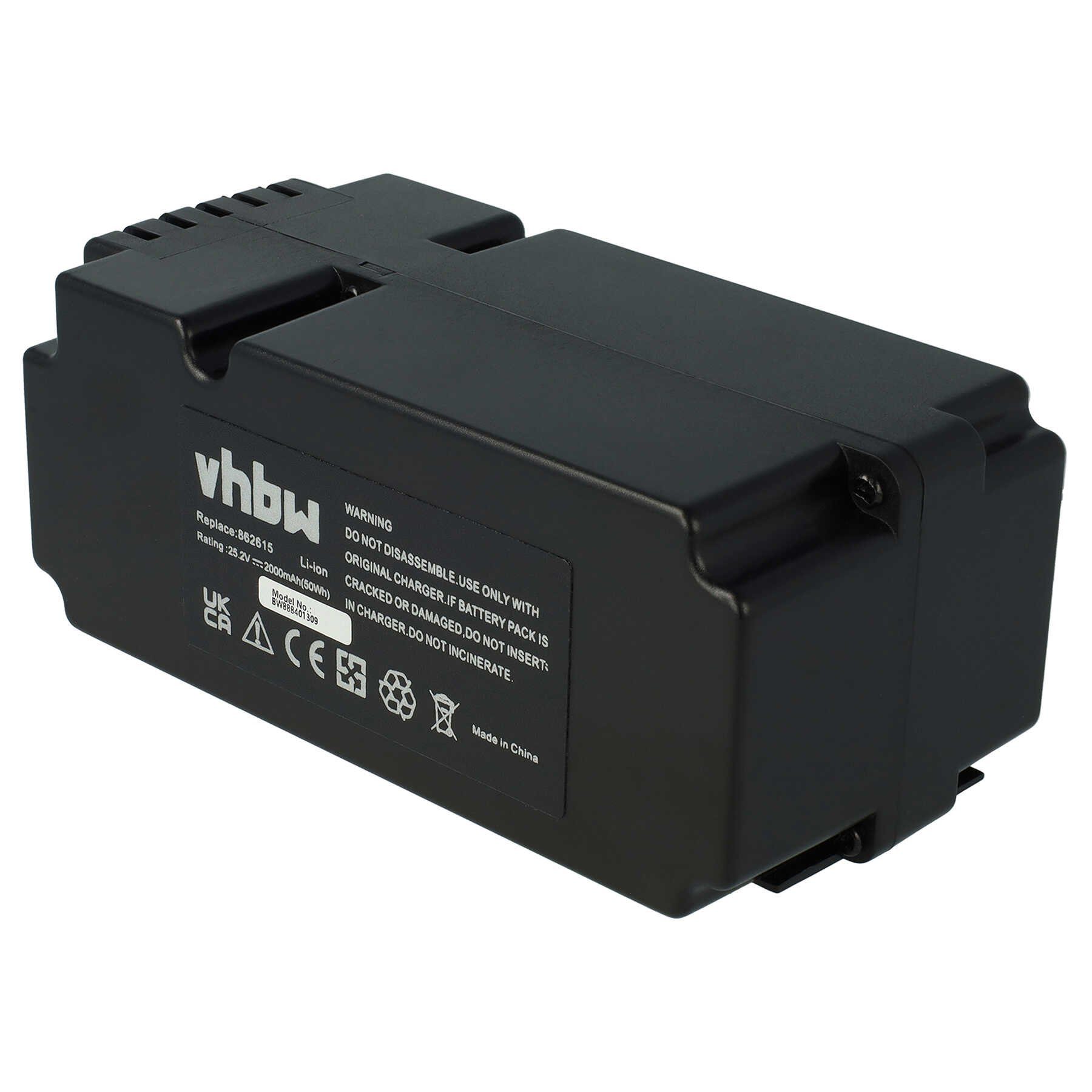 vhbw kompatibel mit Ferrex R800 Easy+ Akku Li-Ion 2000 mAh (25,2 V)