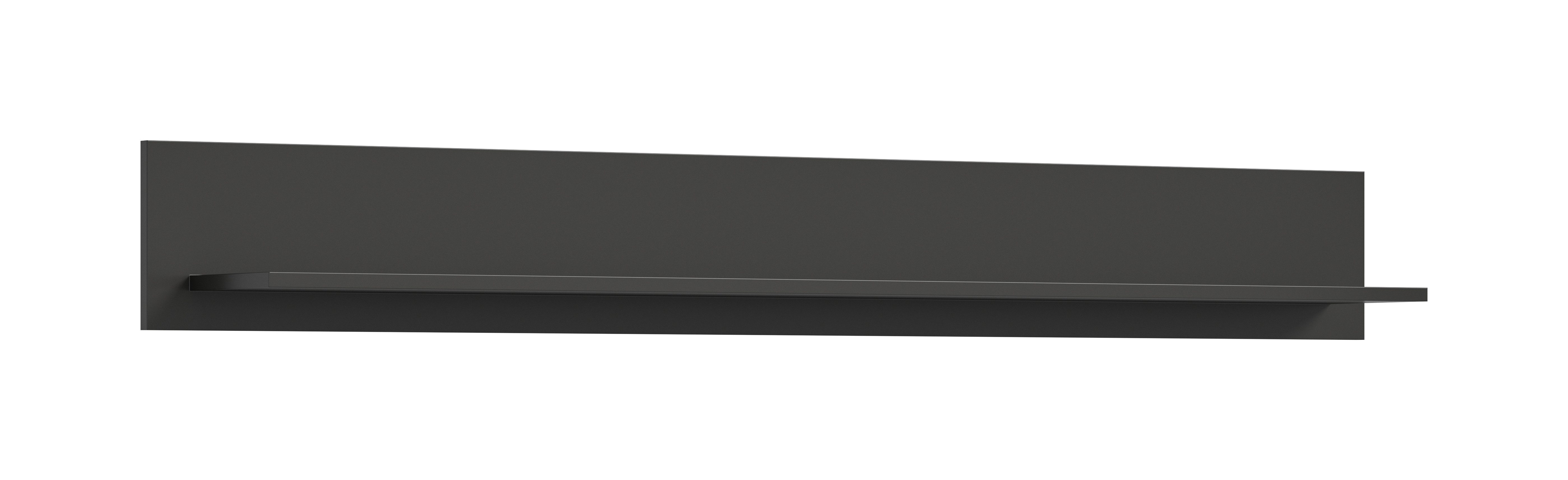 furnling Wandboard Linia, große Ablagefläche, Breite 160 cm, grau matt
