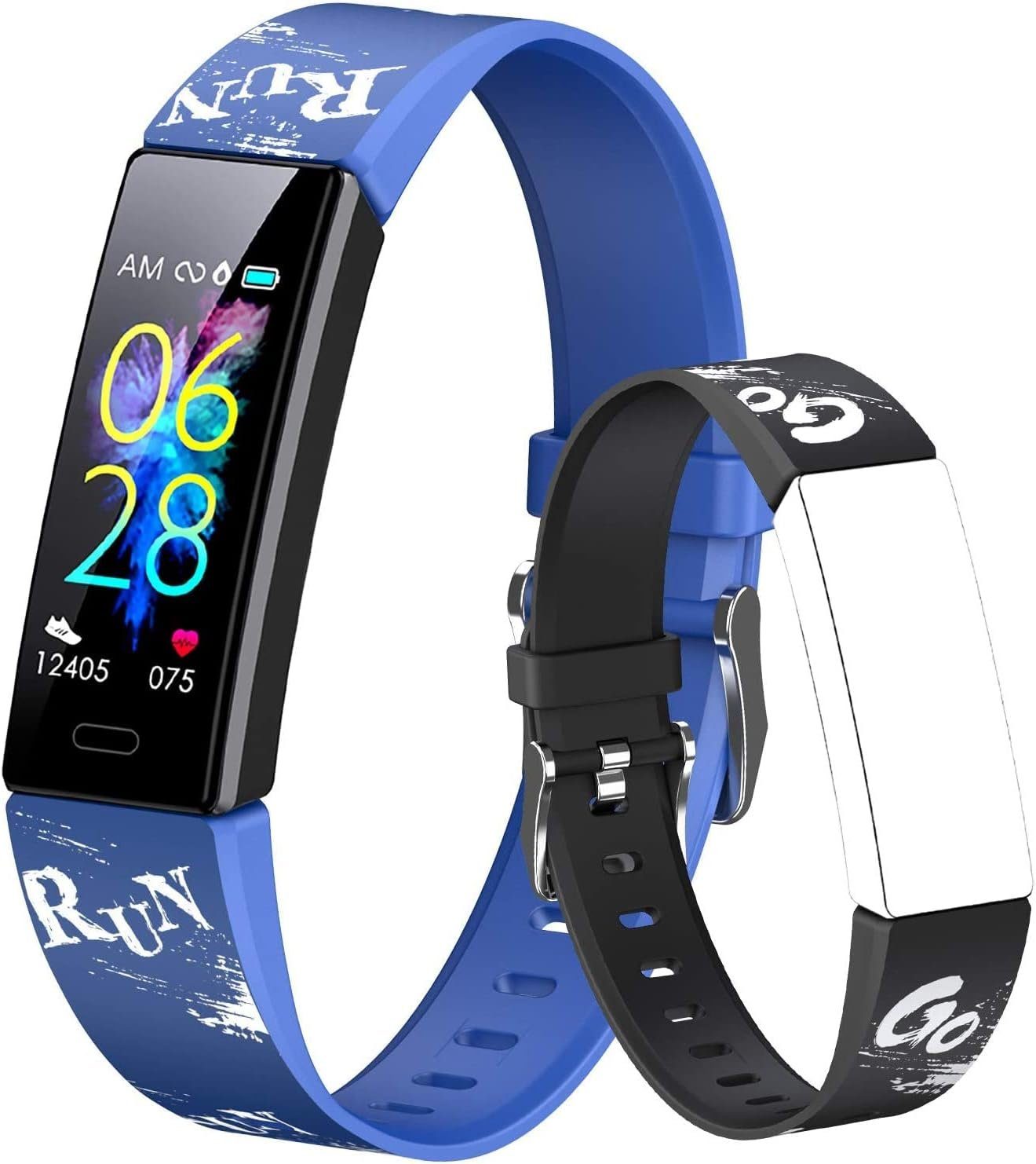 Dwfit Kinder, MIT Fitness Tracker Smartwatch (Andriod iOS), mit Pulsmesser  Aktivitätstracker Schrittzähler Sport für Jungen