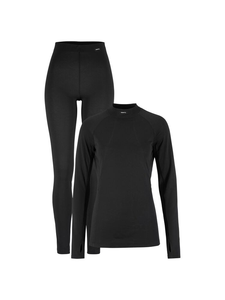 Craft Funktionsshirt THERMAL BASELAYER SET 2 W BLACK