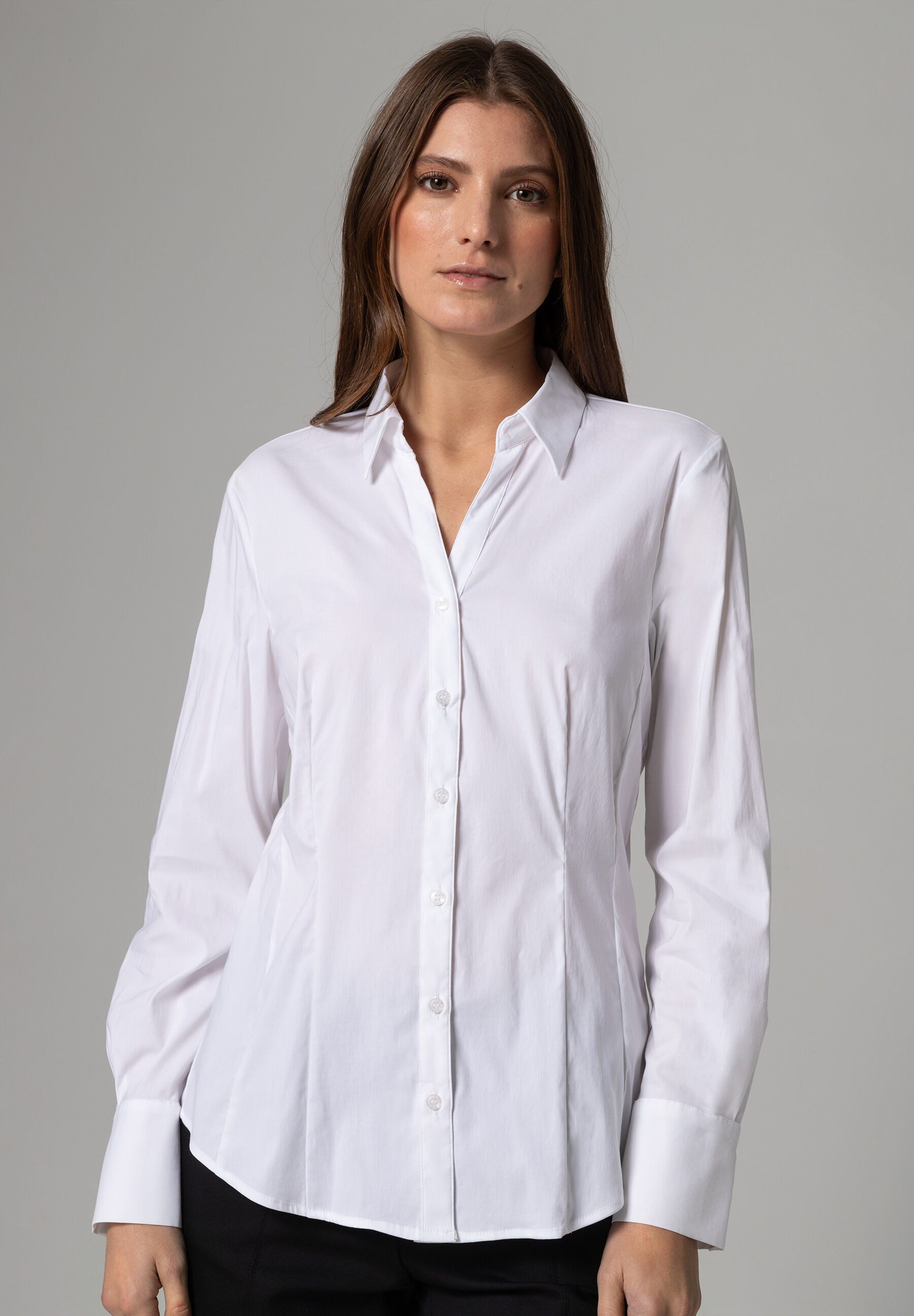 Langarmbluse Stretchbluse