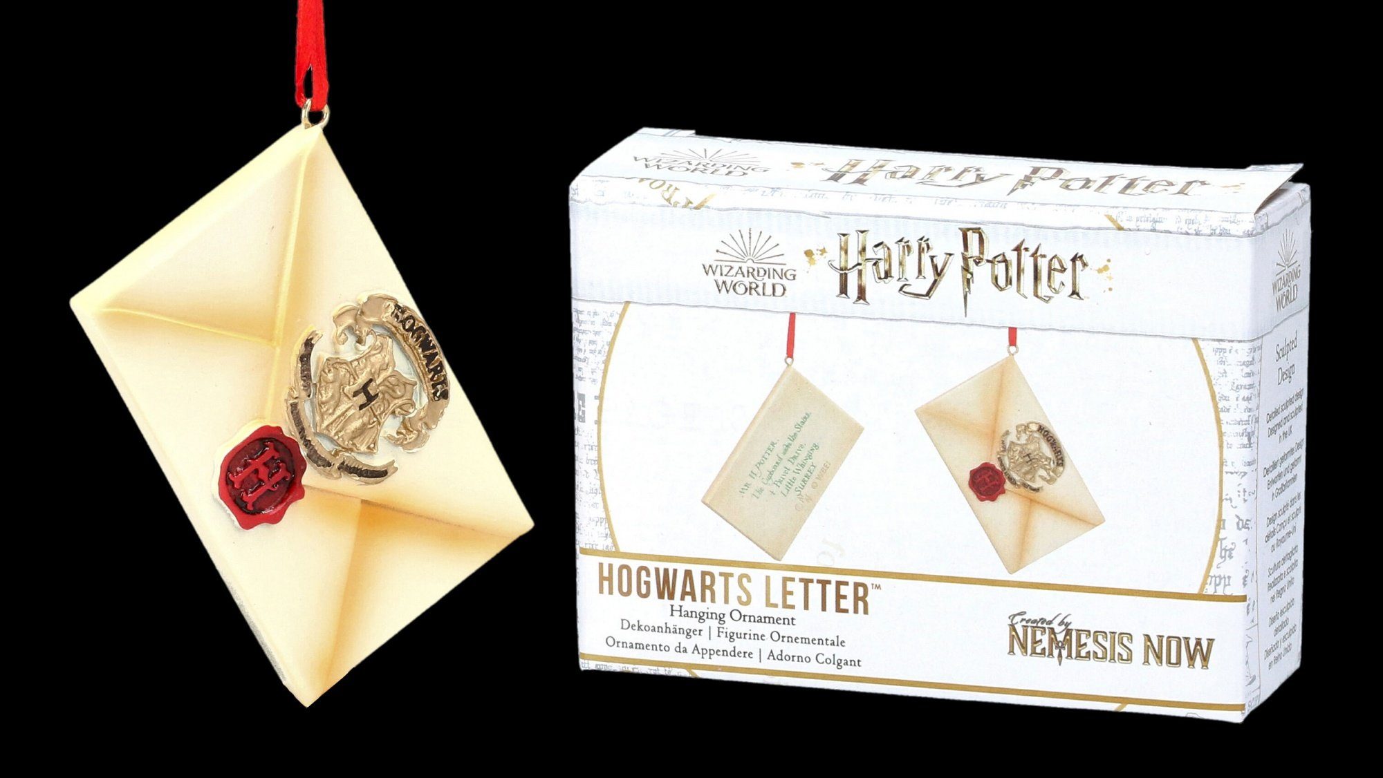 Christbaumschmuck Hogwarts Potter - GmbH Christbaumschmuck Weihnachten Shop Harry - (1-tlg) Brief Figuren