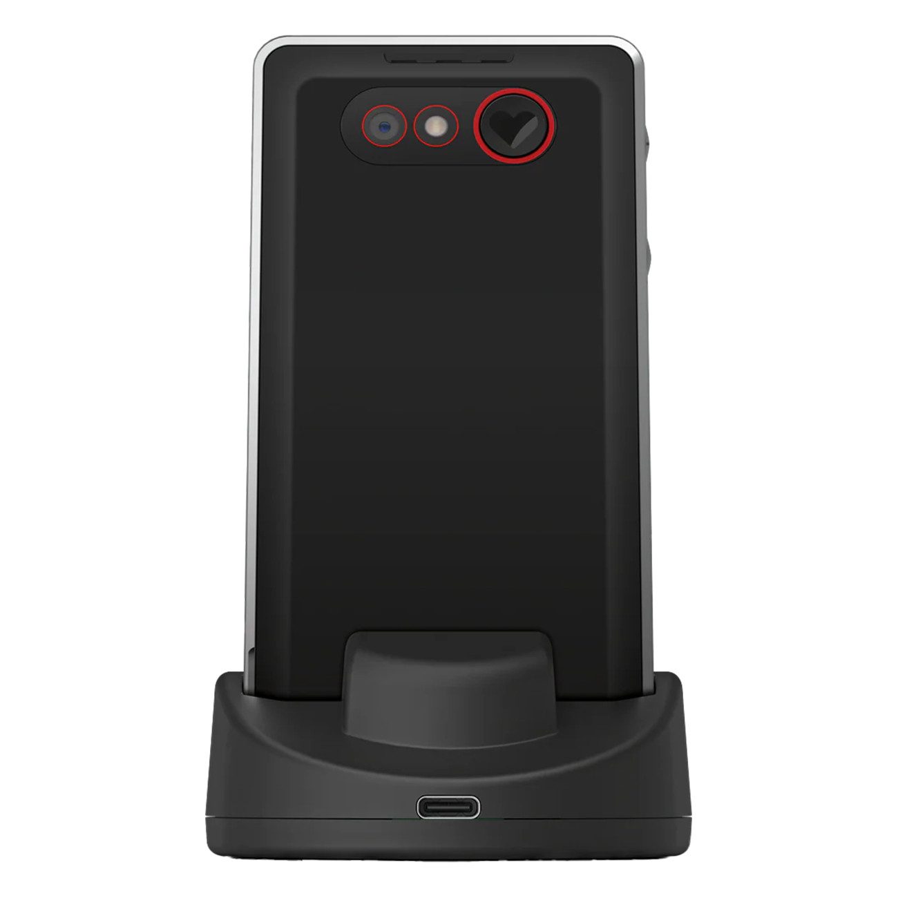 Emporia PURE-LTE (2025) Seniorenhandy (2.4 Zoll, 128 GB Speicherplatz, Schnelle Hilfe, Hörgeräte kompatibel, Spritzwasserschutz, Direkttasten)