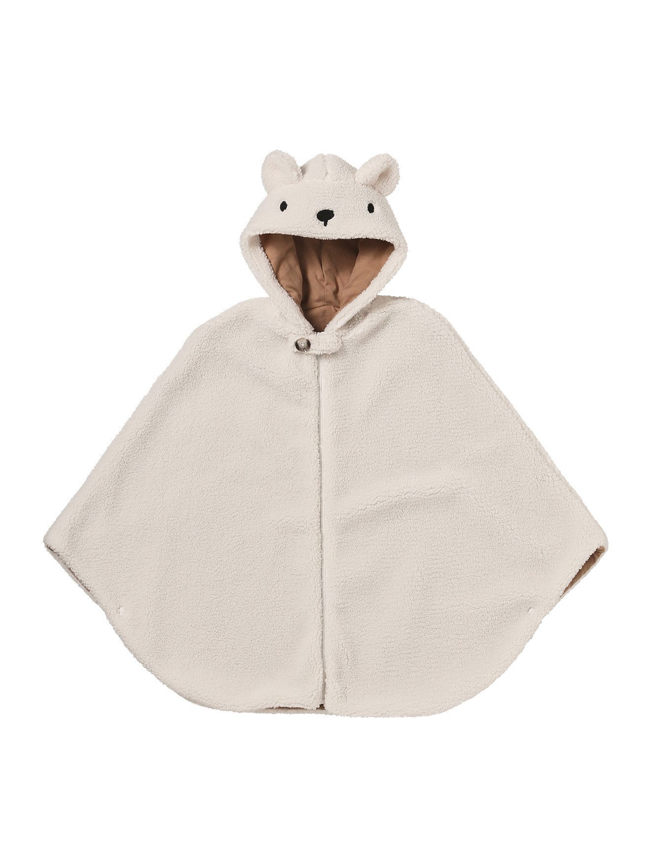 Fußsack Baby Poncho mit Kapuze für Babyschale und Trage