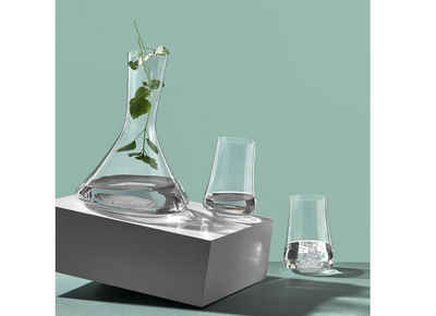 Crystalex Gläser-Set Xtra Kristallglas zwei Wassergläser + eine Karaffe, 3er Set, Kristallglas, Kristallglas