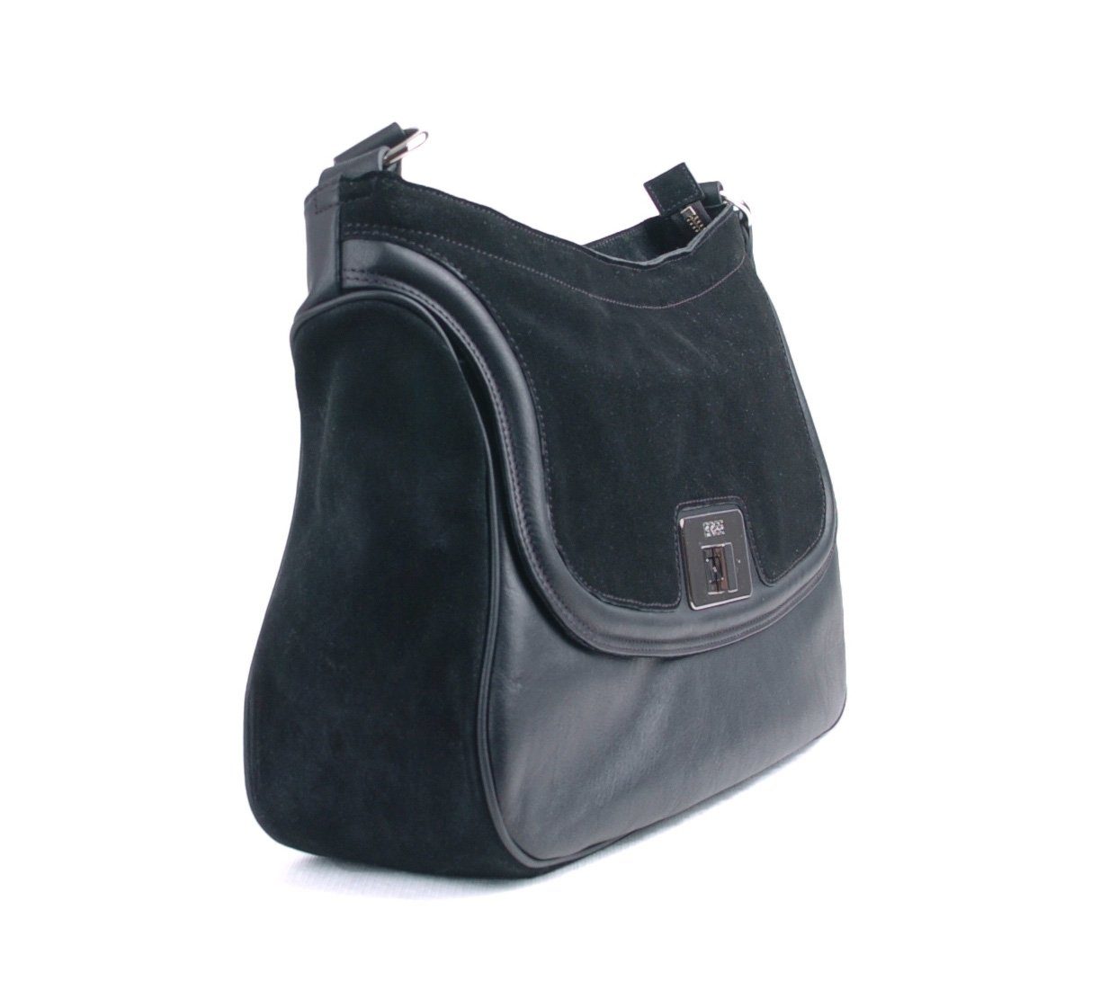 Schultertasche BREE Lyon 3 - Schultertasche in black