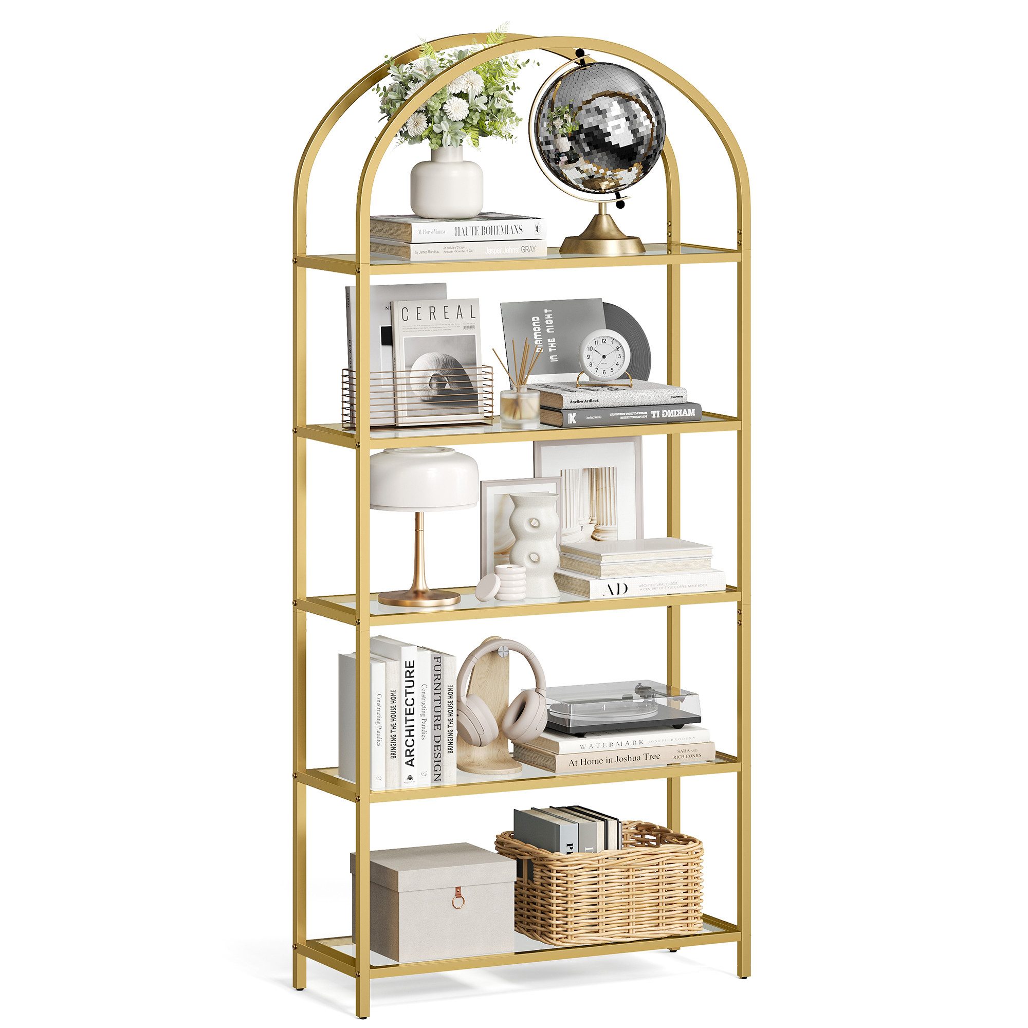 VASAGLE Bücherregal Standregal, 1-tlg., mit 5 günstig online kaufen