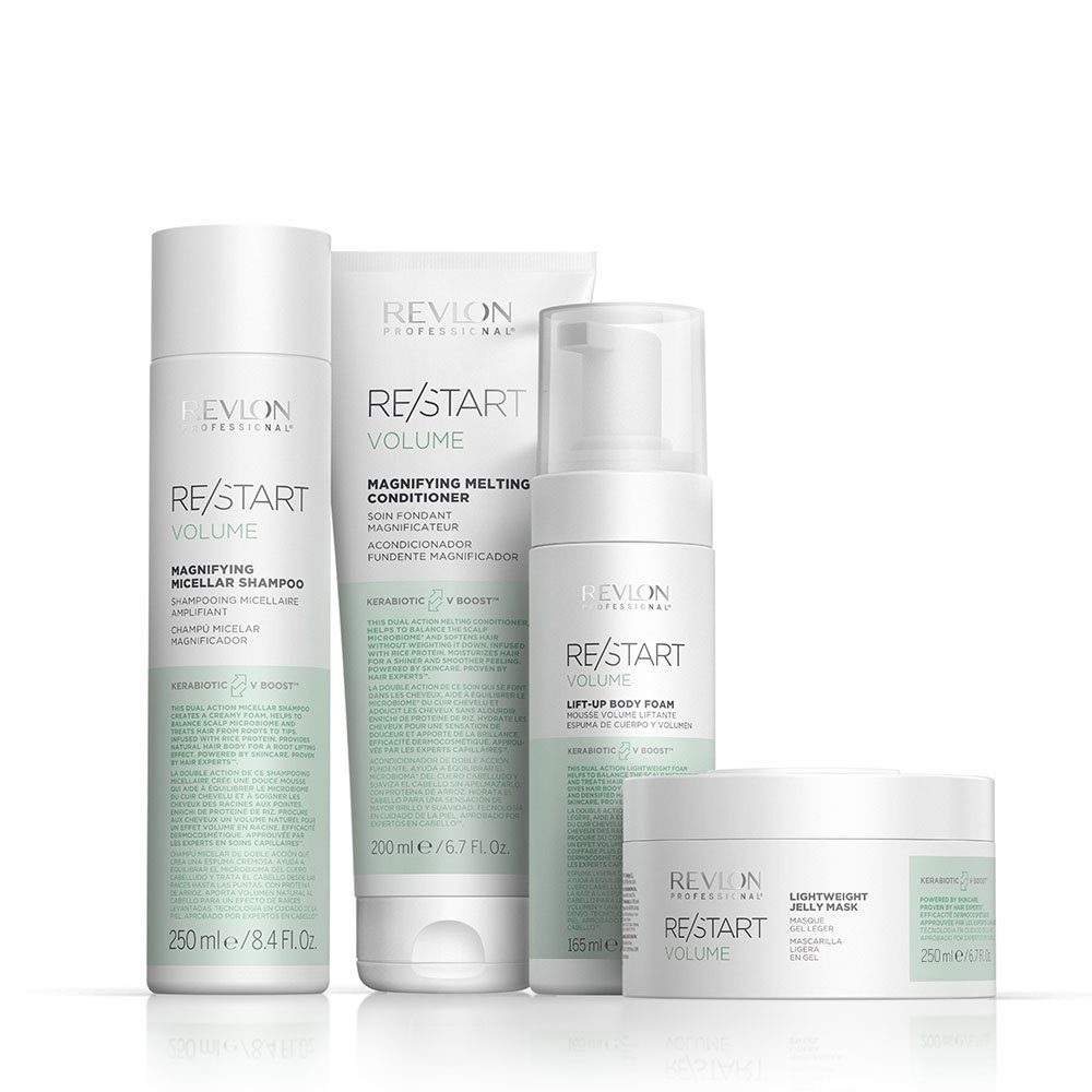 REVLON PROFESSIONAL Haarspülung RE/START VOLUME MAGNIFYING MELTING CONDITIONER, Langanhaltender Lifting-Effekt und Feuchtigkeit für feines Haar.