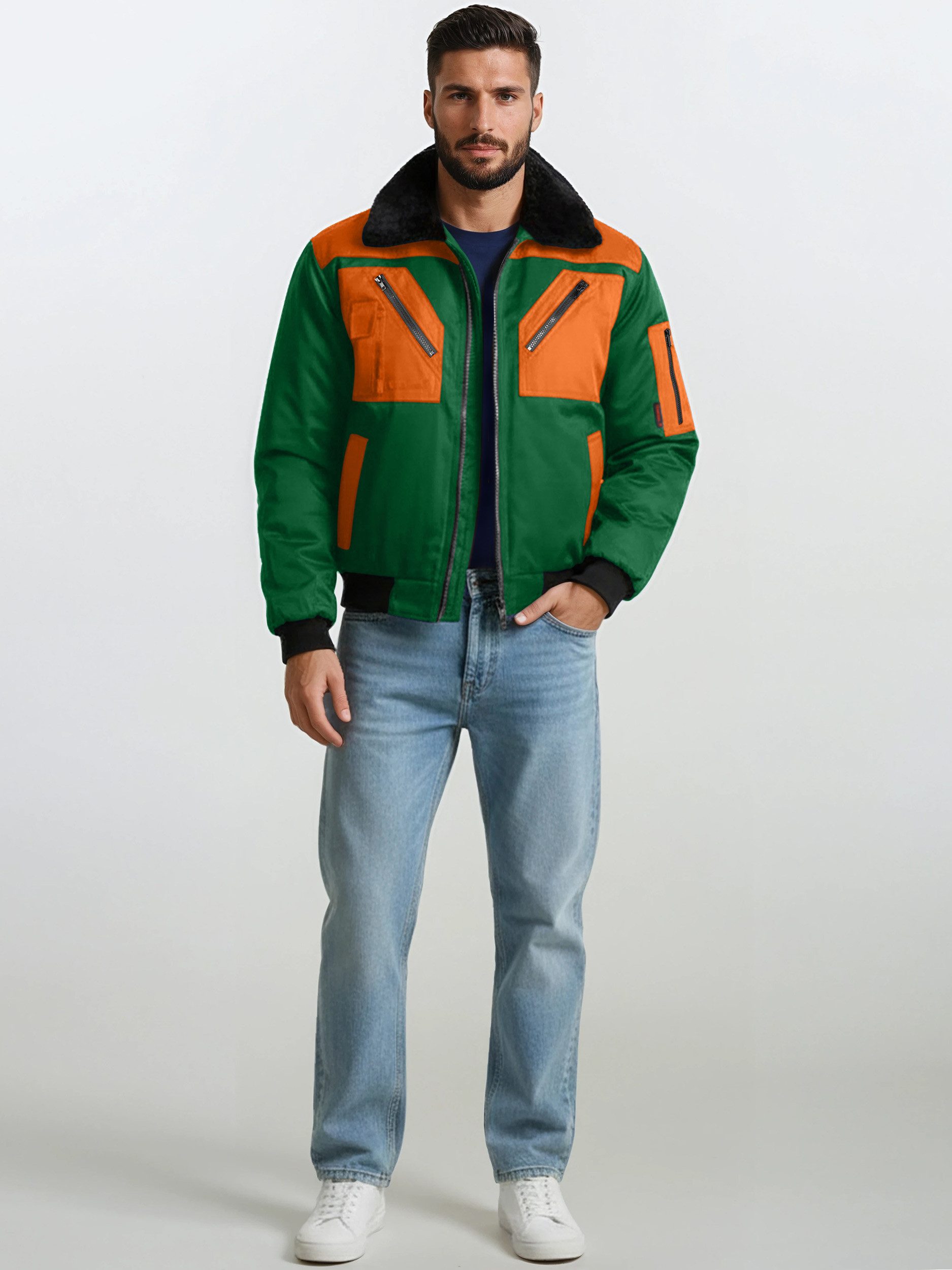 urbandreamz workwear Pilotenjacke 4-in-1 Arbeitsjacke Übergangsjacke Winter günstig online kaufen