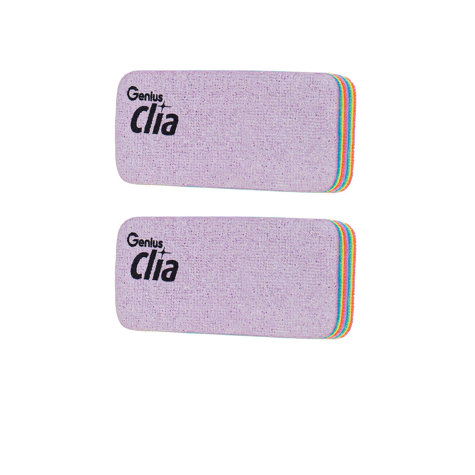 Genius Reinigungsschwamm CLIA Regenbogen-Schwämme, Set 2-tlg., groß, Reinigungsschwamm, besonders saugfähig, 12-lagig, beste Reinigungsergebnisse
