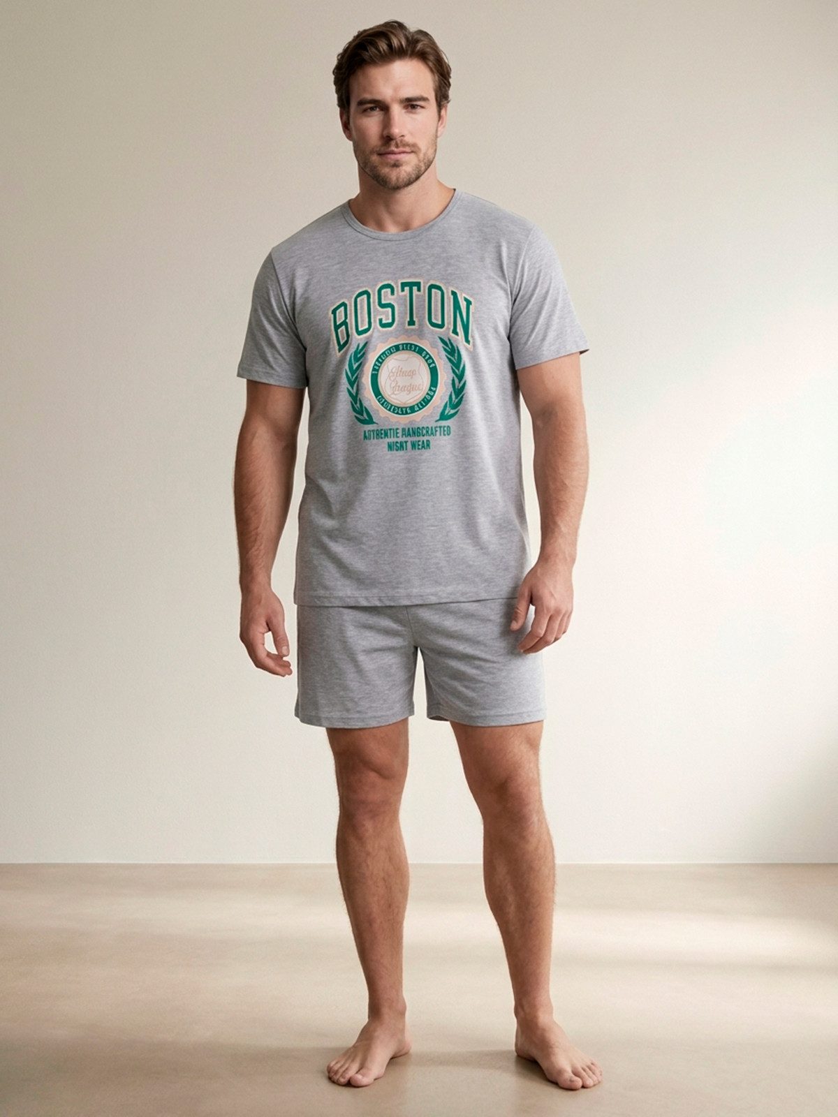 Henry Terre Shorty Pyjama Set Kurz - Paul Boston