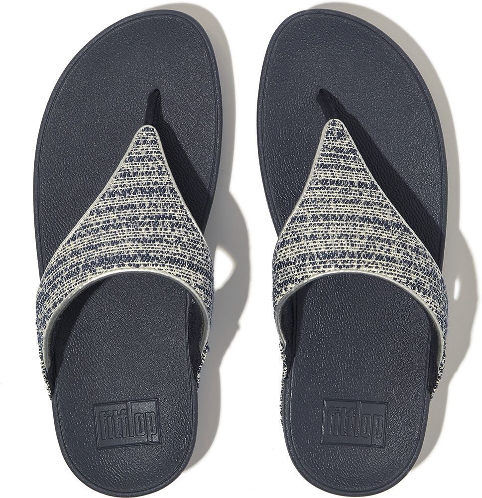 Lulu Shimmerweave Toe-Post Sandals Sandale