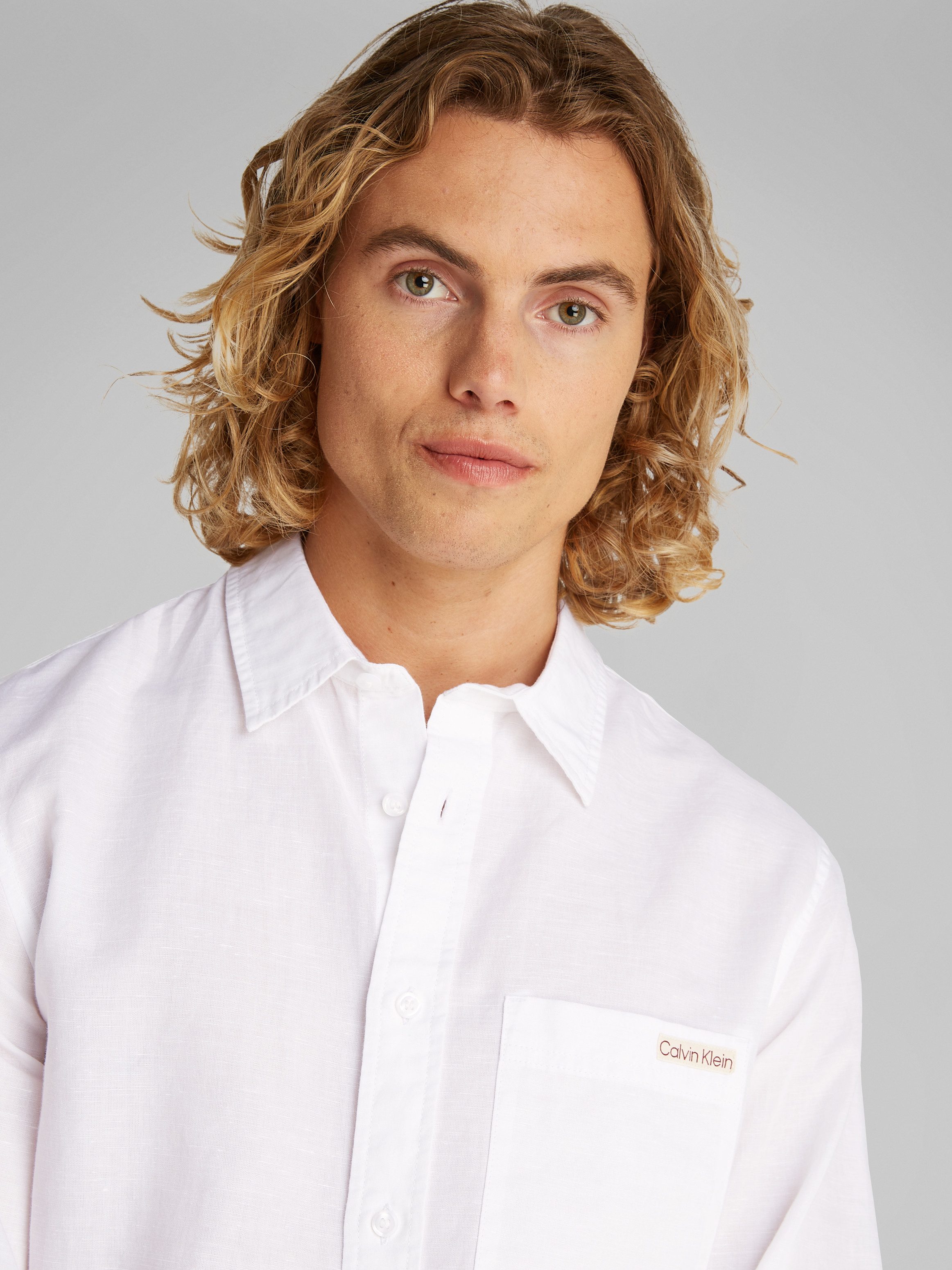 Calvin Klein Jeans Leinenhemd LINEN COTTON günstig online kaufen