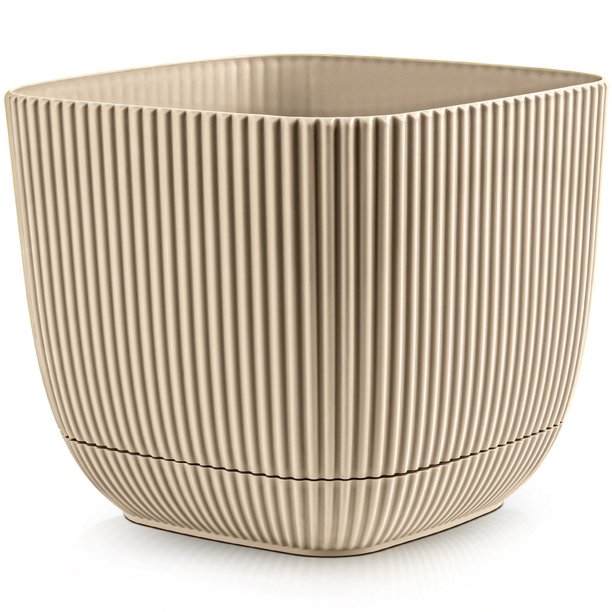 KONZEPT Blumentopf Blumentopf mit Untersetzer, Übertopf Kunststoff, 2IN1 – günstig online kaufen