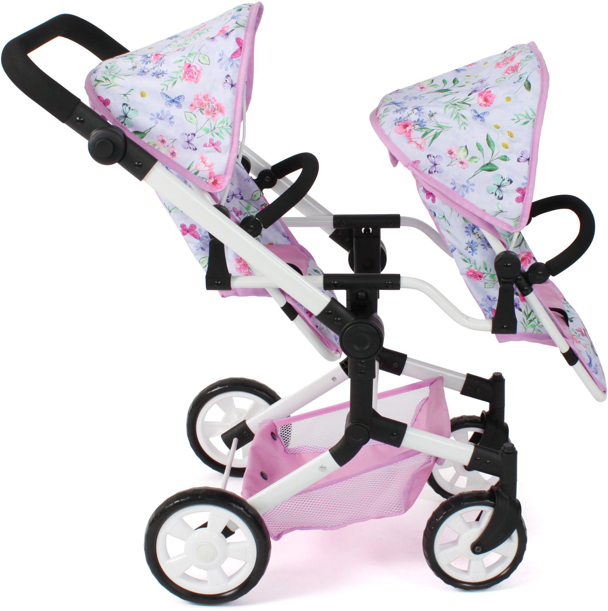 CHIC2000 Puppen-Zwillingsbuggy Linus Duo, Flowers, mit günstig online kaufen