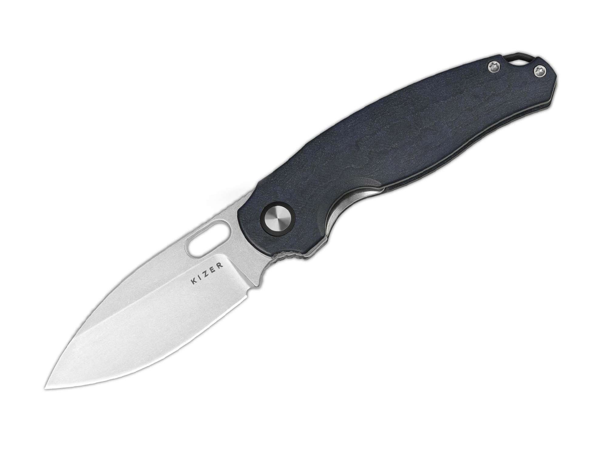 Kizer Taschenmesser Kizer Seagull 14C28N Richlite Blue Canyon
