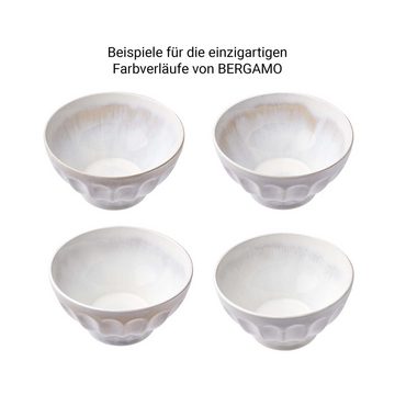 BUTLERS Schale BERGAMO 4x Schüssel 850ml, Steinzeug