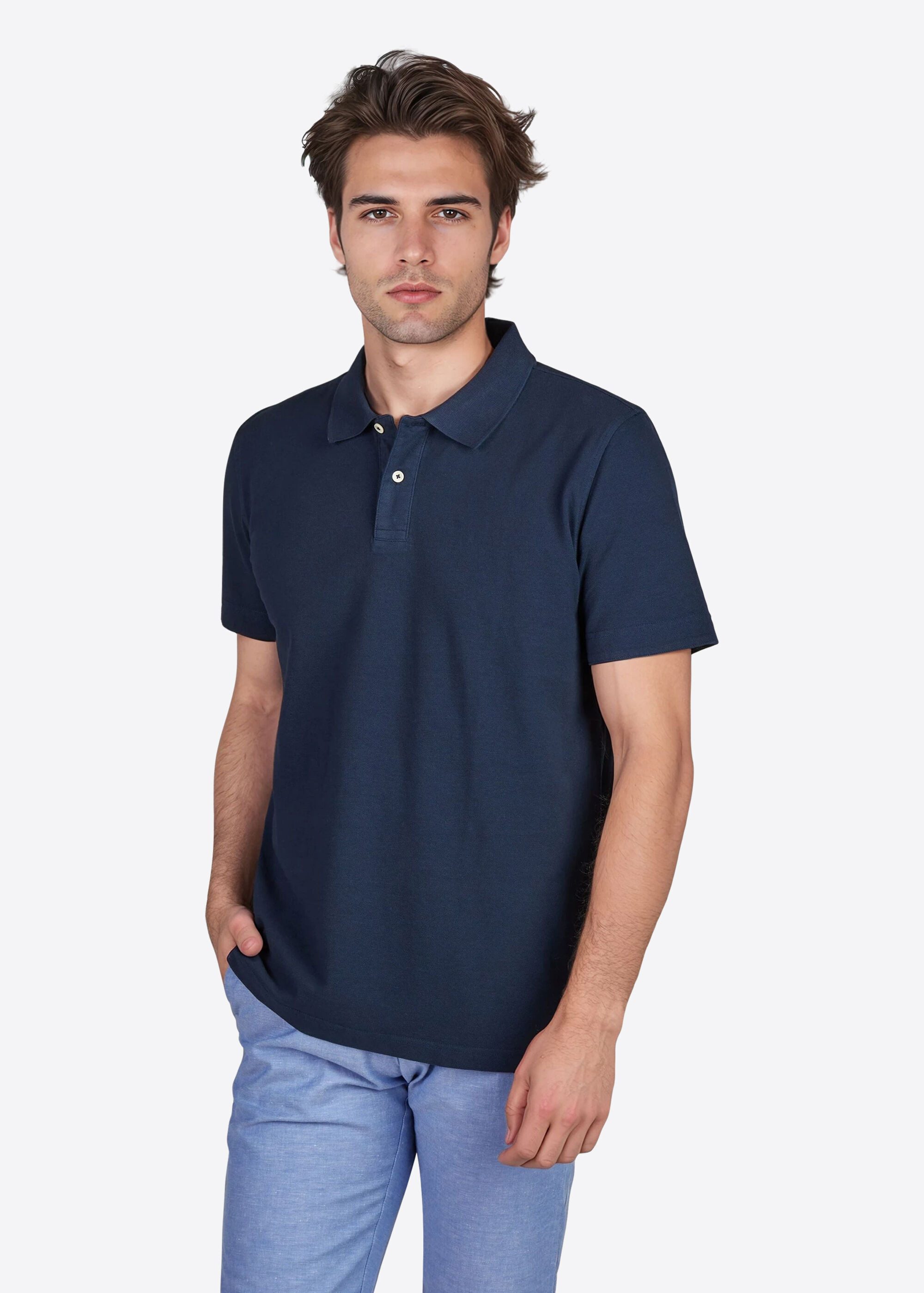 Pierre Cardin Poloshirt (1-tlg) mit kurzer Knopfleiste günstig online kaufen