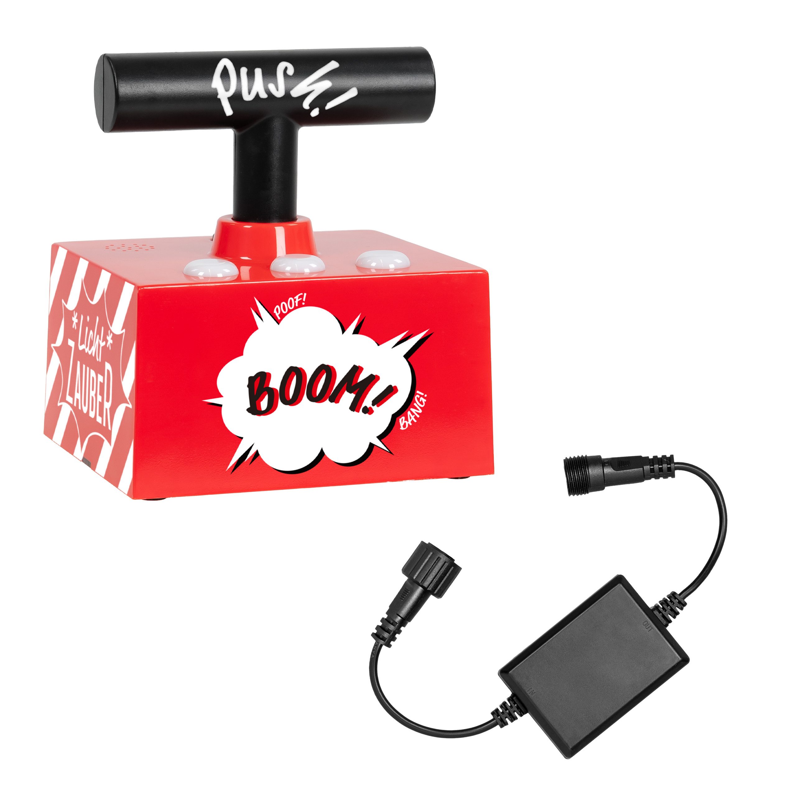 BONETTI Schalter BOOM! TNT Box für Lichterkette (1-St), für Partys und Fest mit spektakulären Lichteffekten