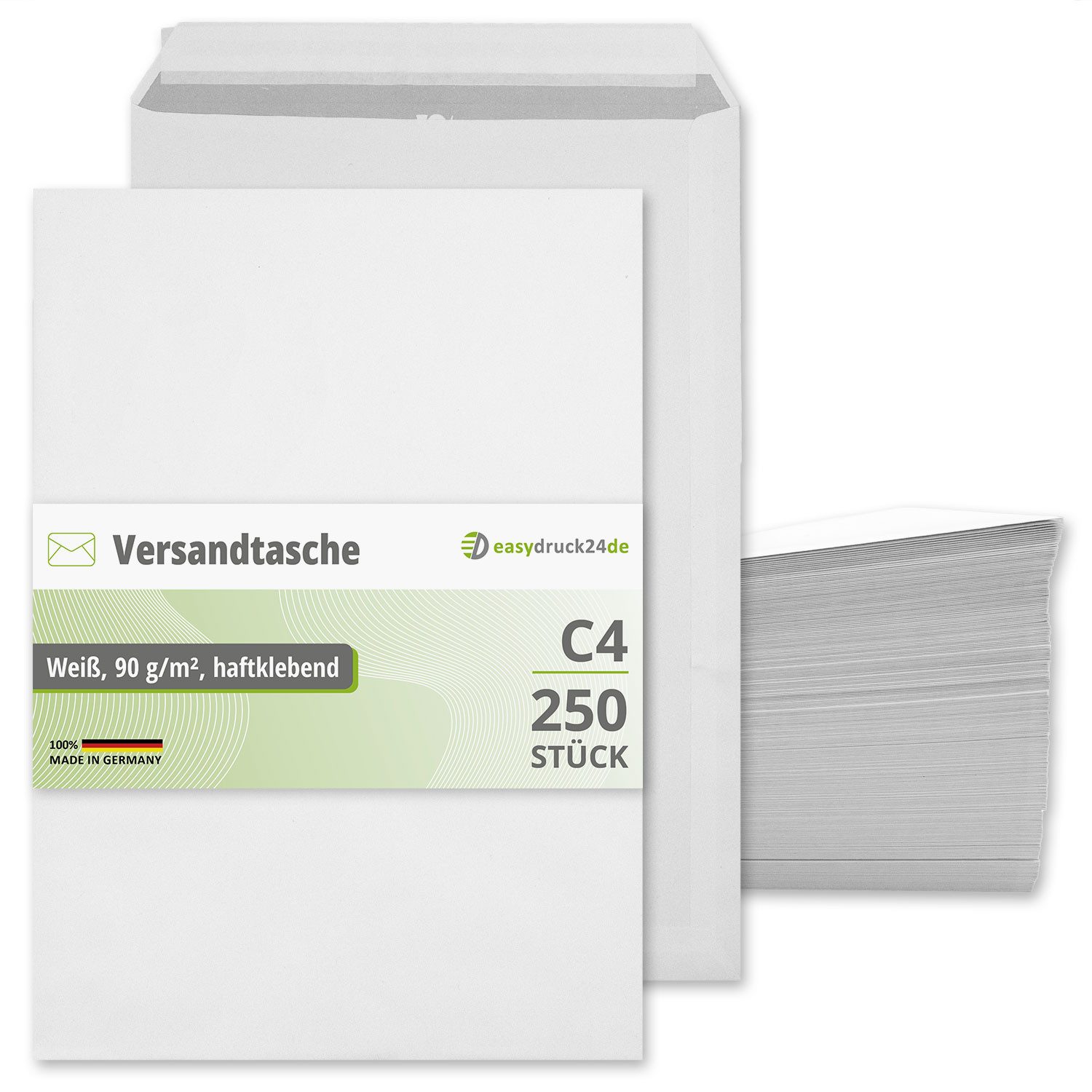 younikat Versandtasche easydruck24de C4 Umschläge 250 Stück I az258