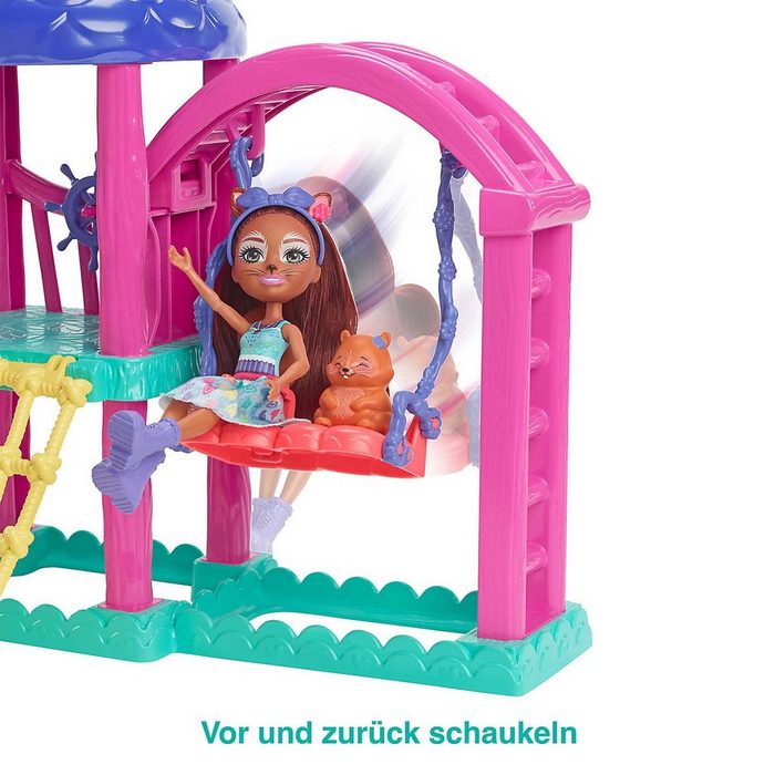 Mattel® Anziehpuppe Enchantimals Spielplatz Set mit 2 Puppen &amp; FC8858