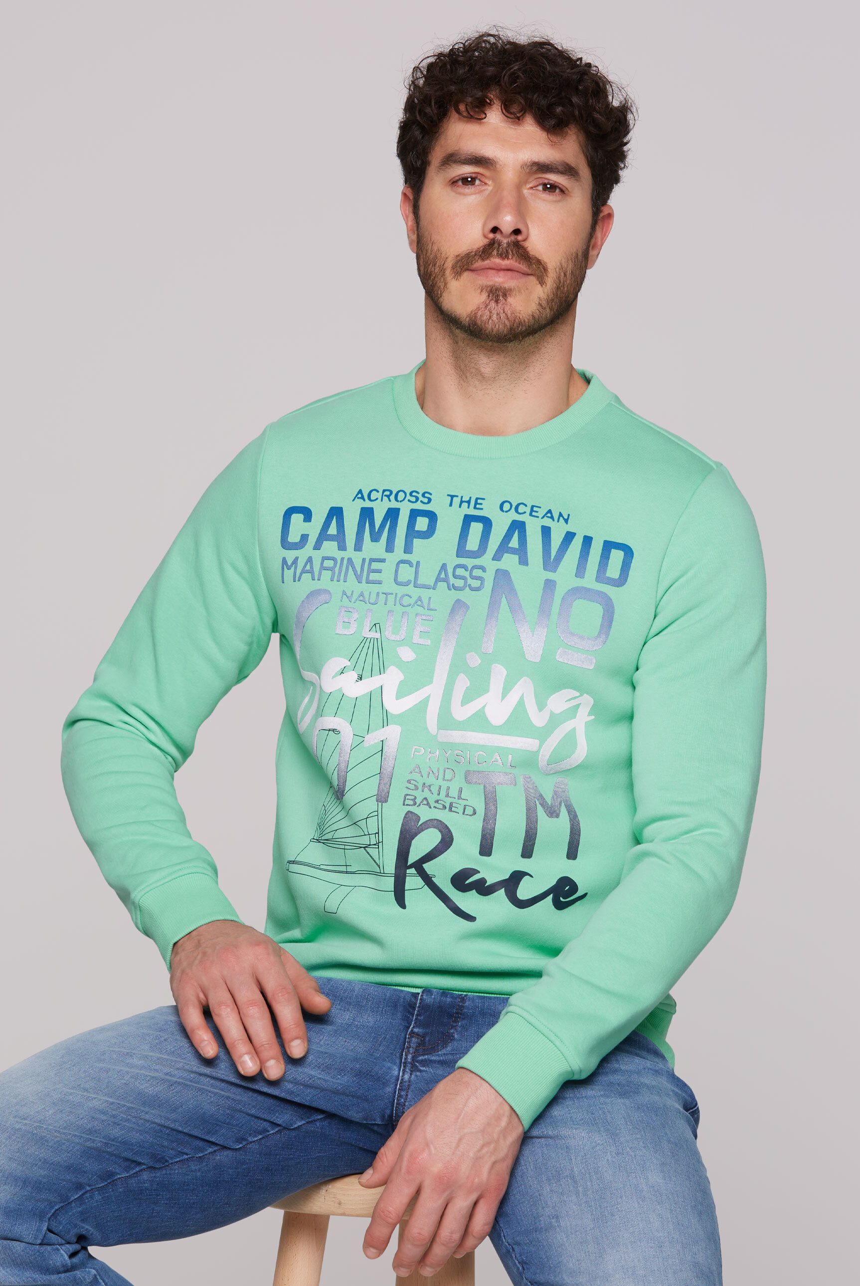 CAMP DAVID Sweater mit weicher Innenseite günstig online kaufen