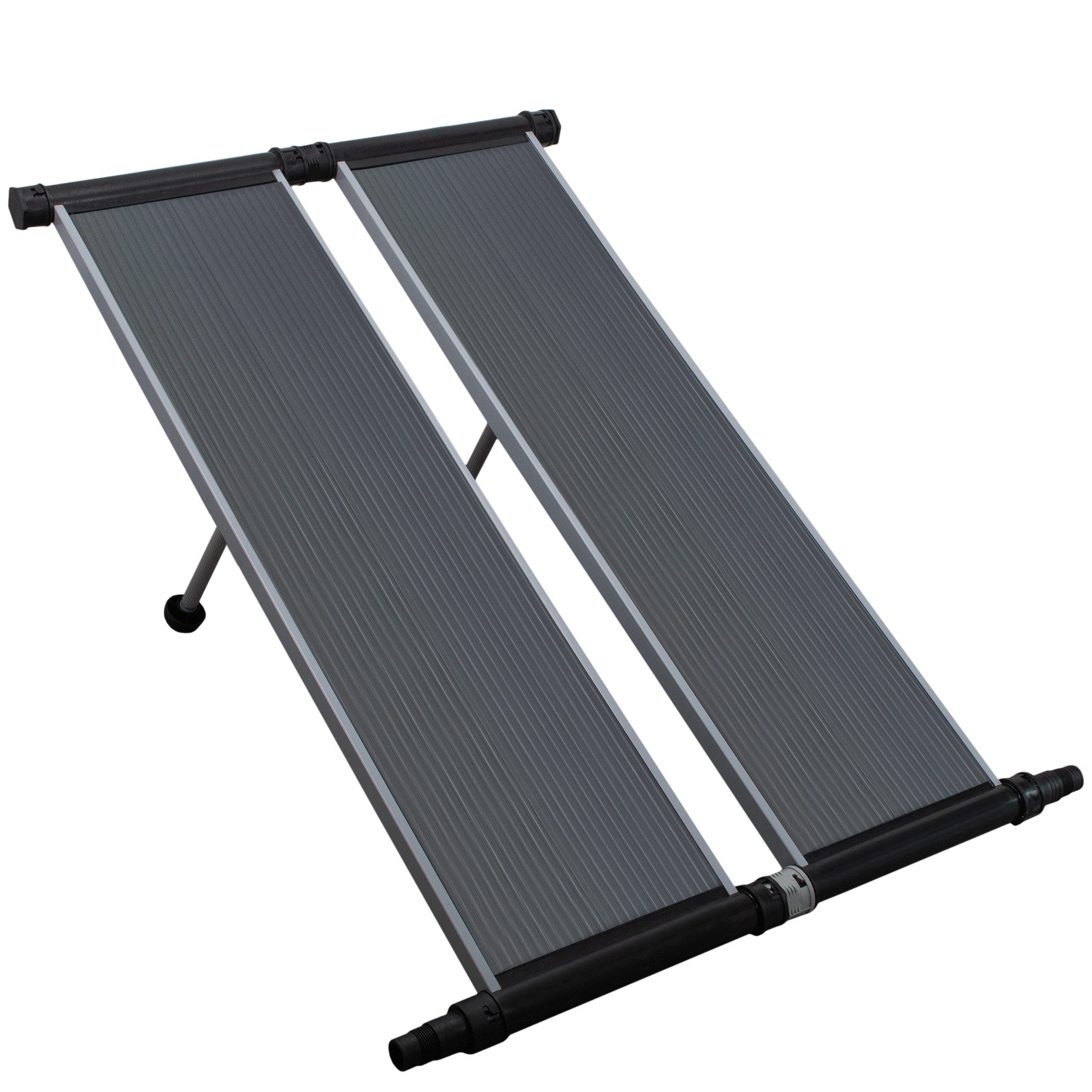 COIL Pool-Solarkollektor Solarwarmwasserbereiter, Poolheizung, Solarheizung, (Anschlussanschlüsse: 32/38 mm), Fassungsvermögen: 5 Liter, Durchfluss: bis zu 6,5 m3/h