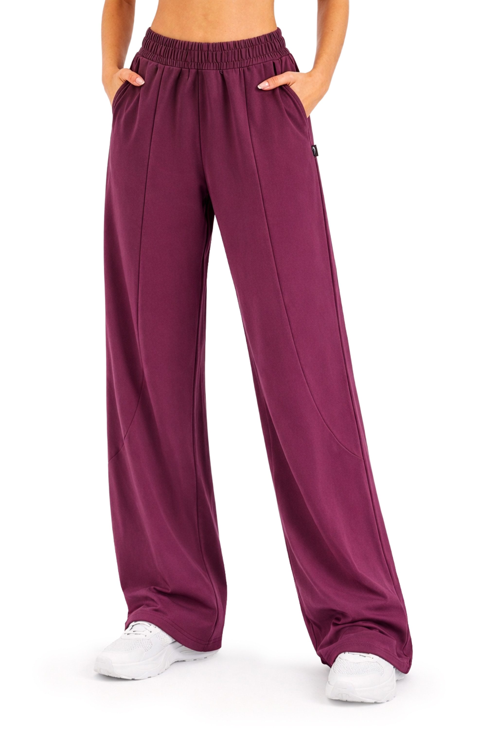 Smilodox Jogginghose Nexa, Wide-Leg Damen, Trainingshose mit High-Waist & Loose Fit, Gym Weites Bein, Weiches Material, Lockerer Sitz, Homewear, Streetwear