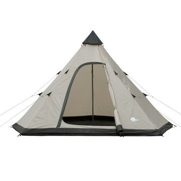 yourGEAR Tipi-Zelt yourGEAR Zelt Lido 370 4 Personen Tipi-Zelt Bodenwanne Stehhöhe, Personen: 4