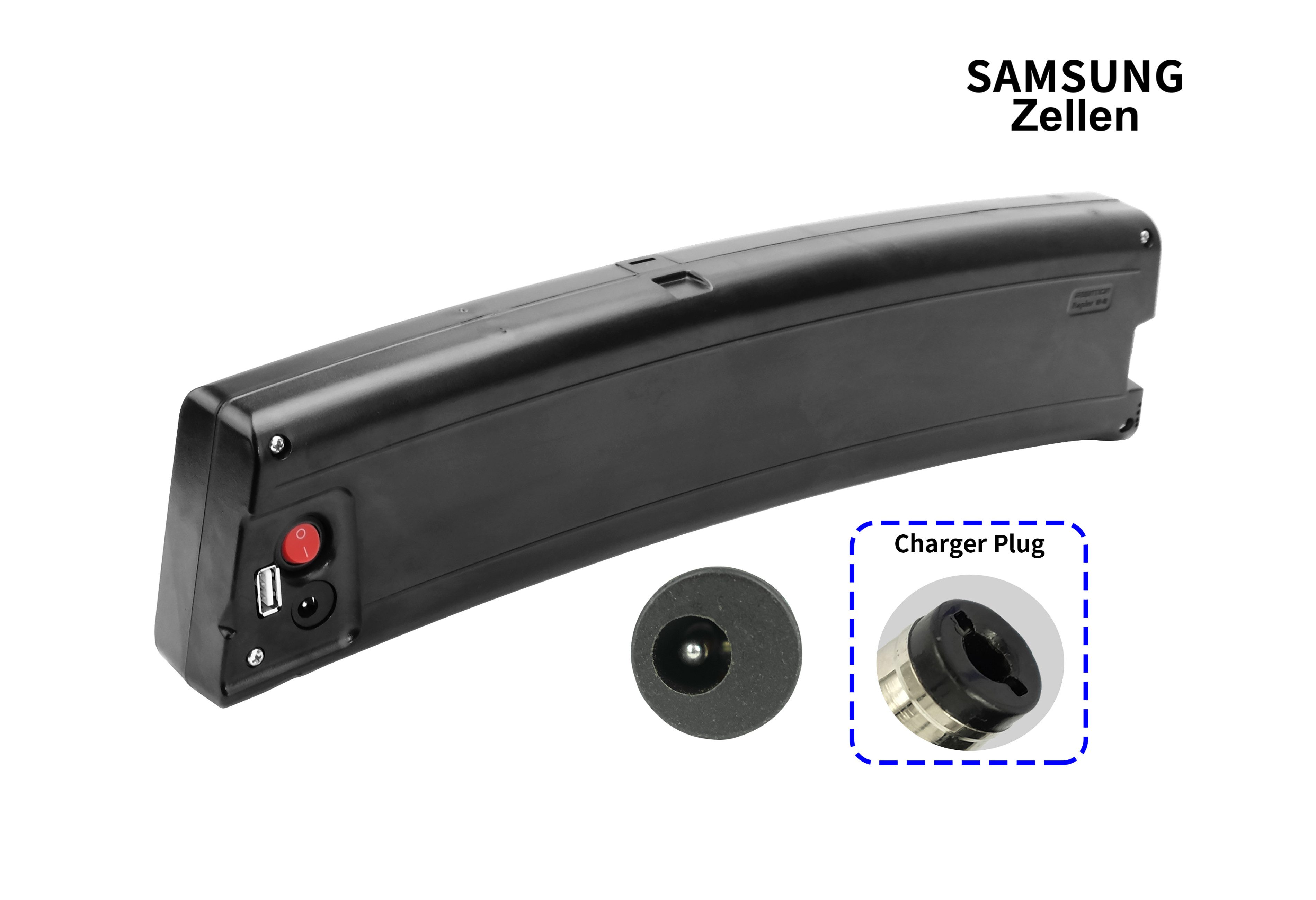 PowerSmart FR18 E-Bike Akku für Xplorer Folding E-bike EF3 Li-ion 10500 mAh (36 V)