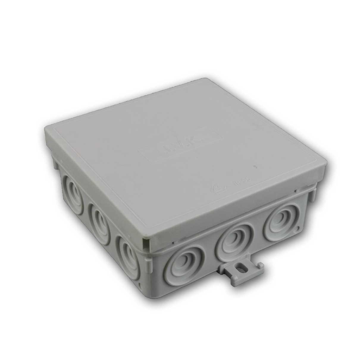 EGB Kabelbox Abzweigkasten IP55 grau 100x100x42mm Feuchtraum