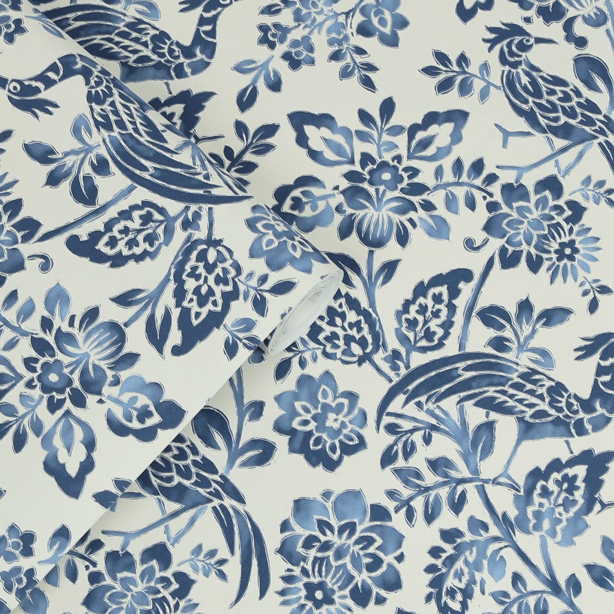 LAURA ASHLEY Vliestapete Adain Palace, glatt, geblümt, (1 St), 10mx52cm (ca. 5m2)