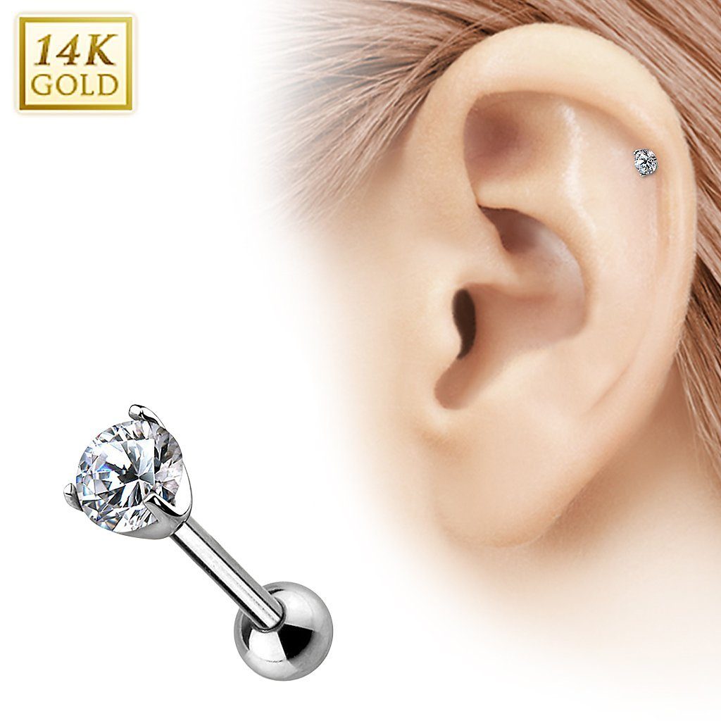 Taffstyle Piercing-Set Echt 585 Gold Tragus günstig online kaufen