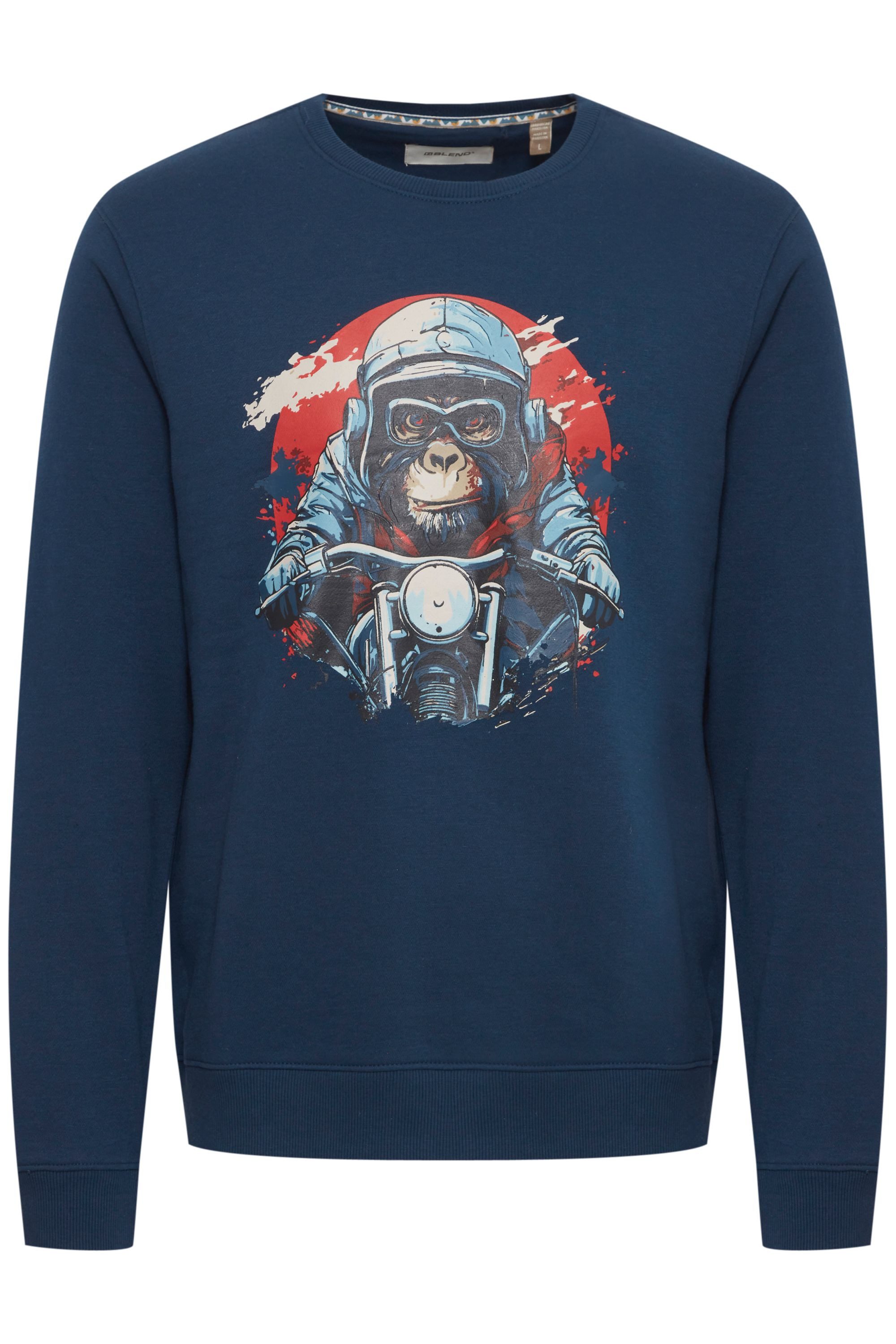 Blend Rundhalspullover BHSweatshirt Lässiger Sweatpullover mit günstig online kaufen