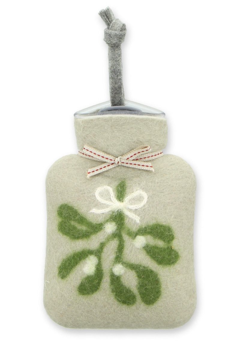 Dorothee Lehnen Wärmflasche Mini-Wärmflasche - MISTEL - powdered jade