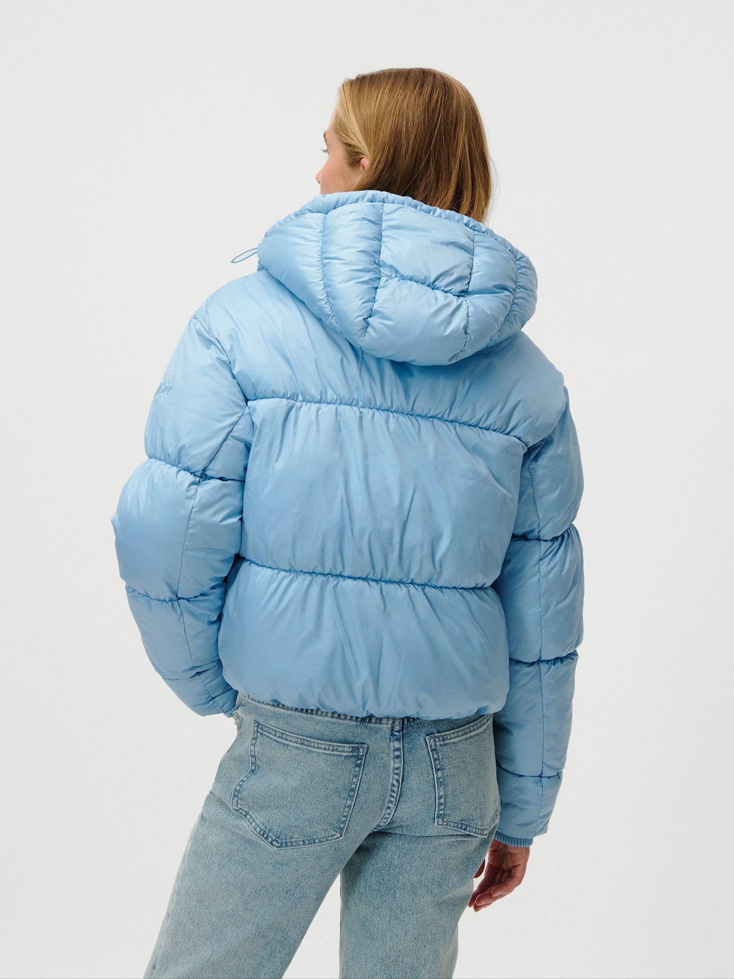 LeGer Steppjacke Viveka, LeGer by Lena Gercke Cropped, mit Rucksack-Riemen innen, Winterjacke