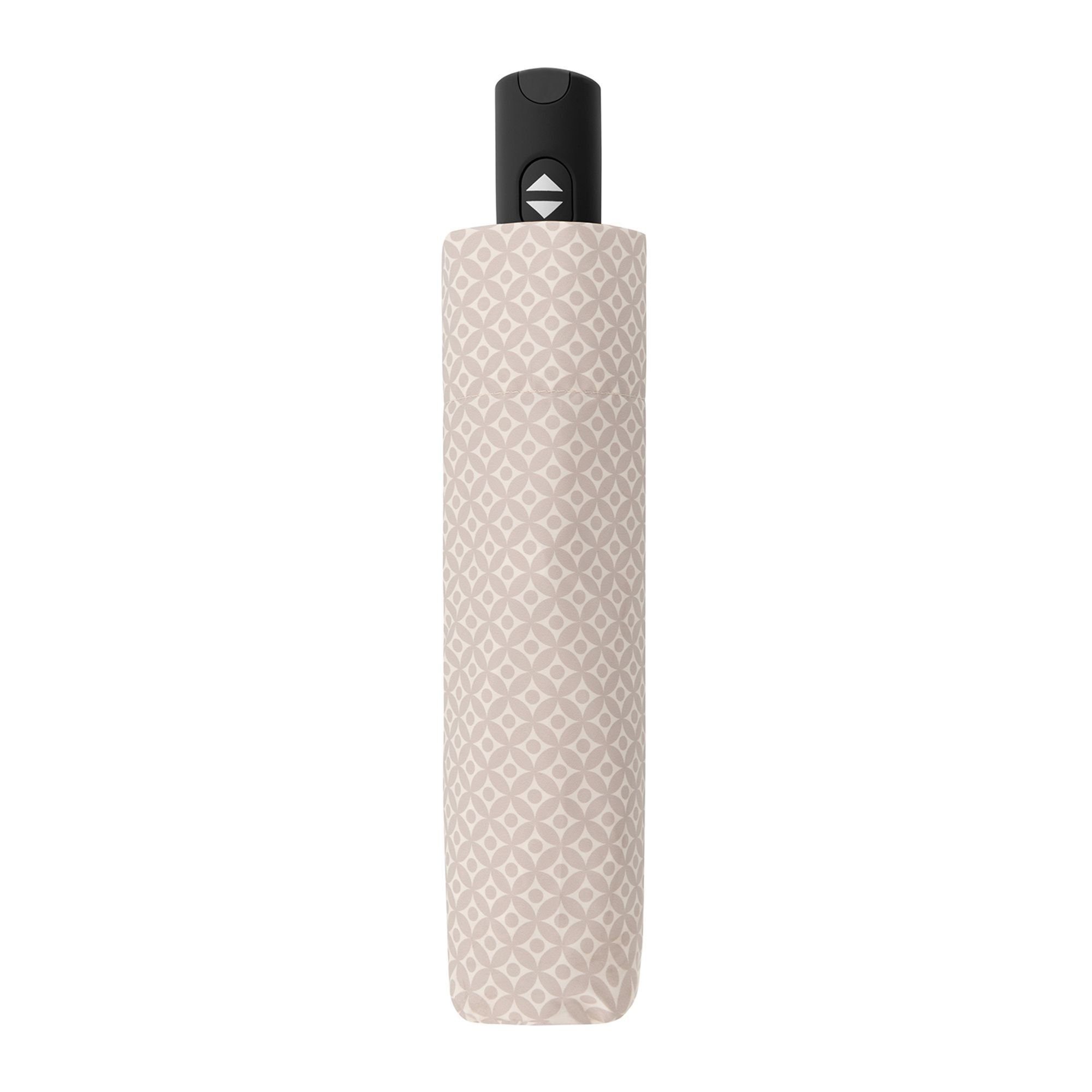 doppler® Taschenregenschirm beige Carbonsteel