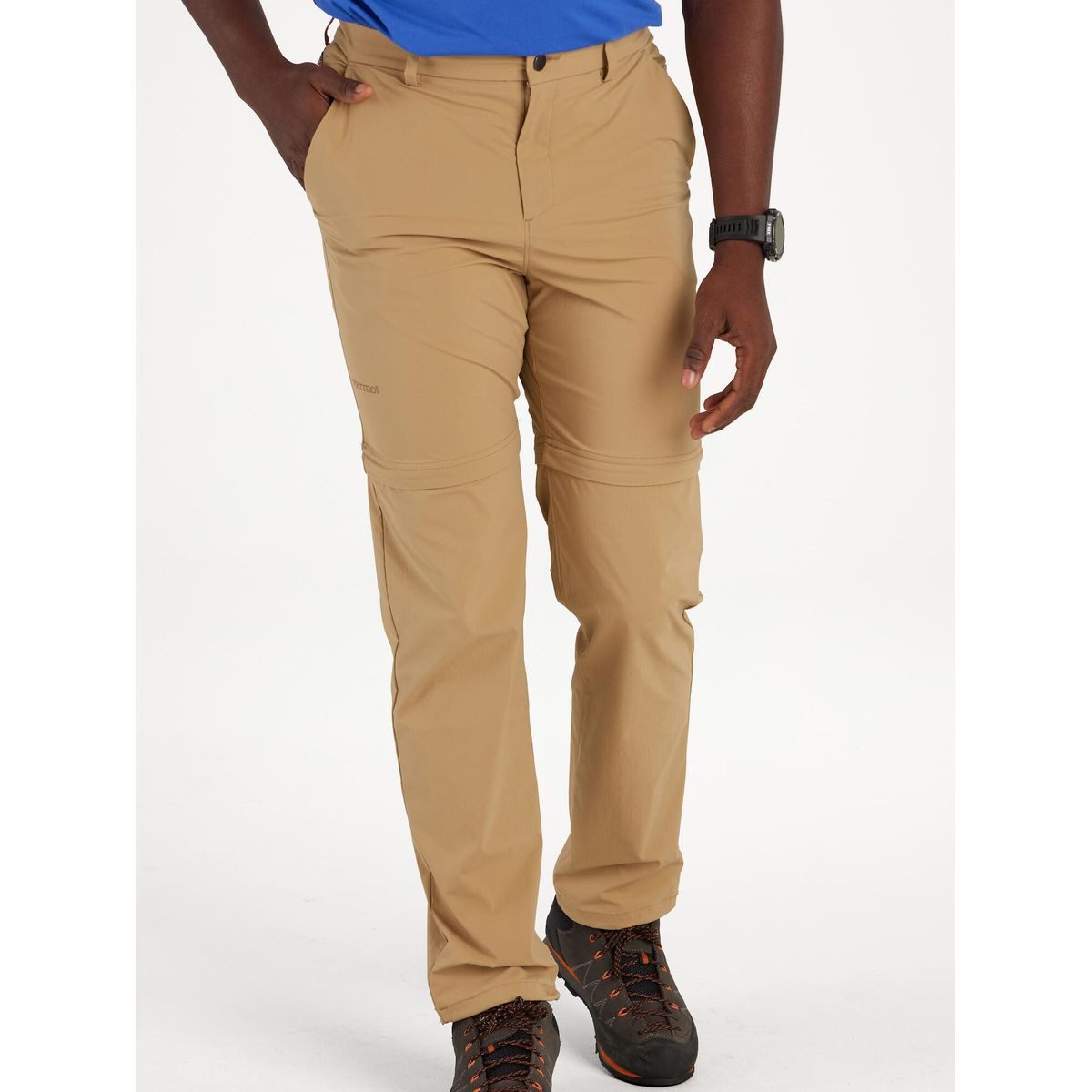 Marmot Outdoorhose Arch Rock Convertible Pant Vielseitige, wasserabweisende Herrenhose, wandelbar zur Shorts, ideal