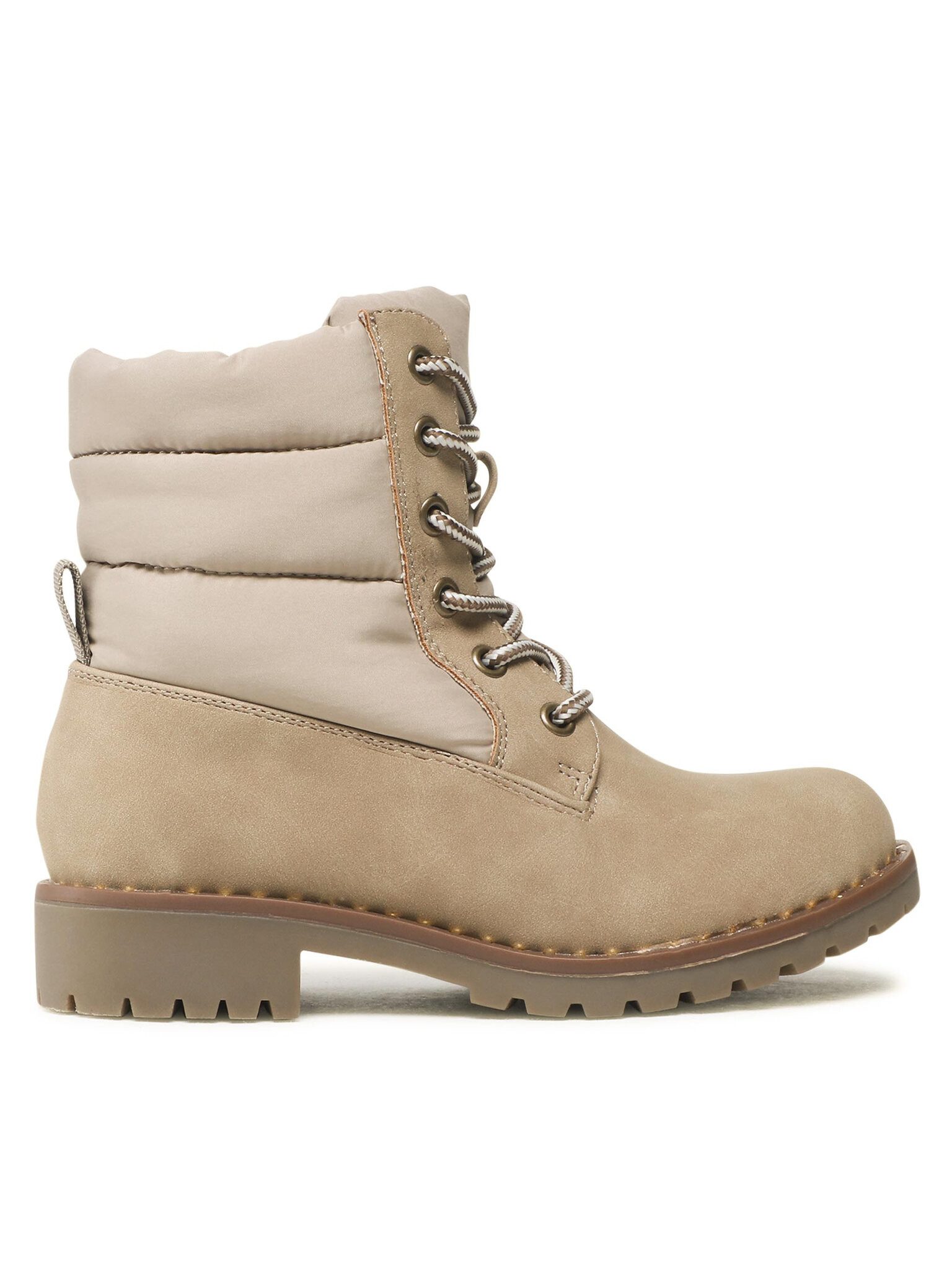 nelli blu Nelli Blu Schnürstiefeletten Mädchen CS2270-15 Beige Schnürstiefelette