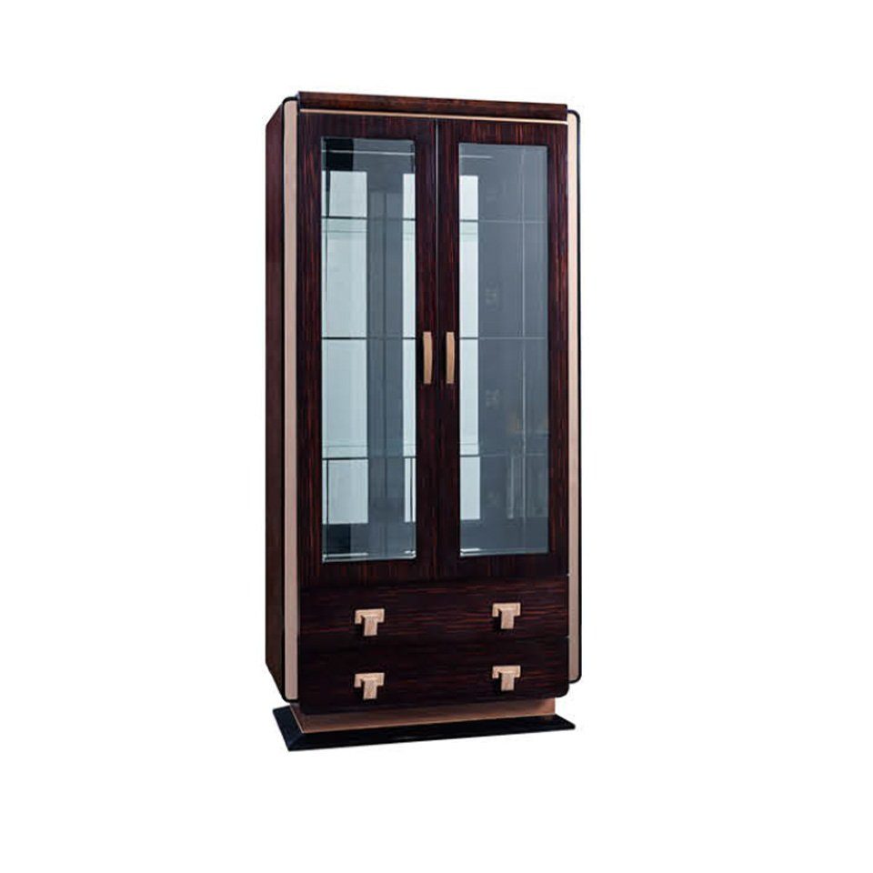 Vitrinenschrank Klassische Schrank Vitrine Kommoden Vitrinen Vitrine JVmoebel